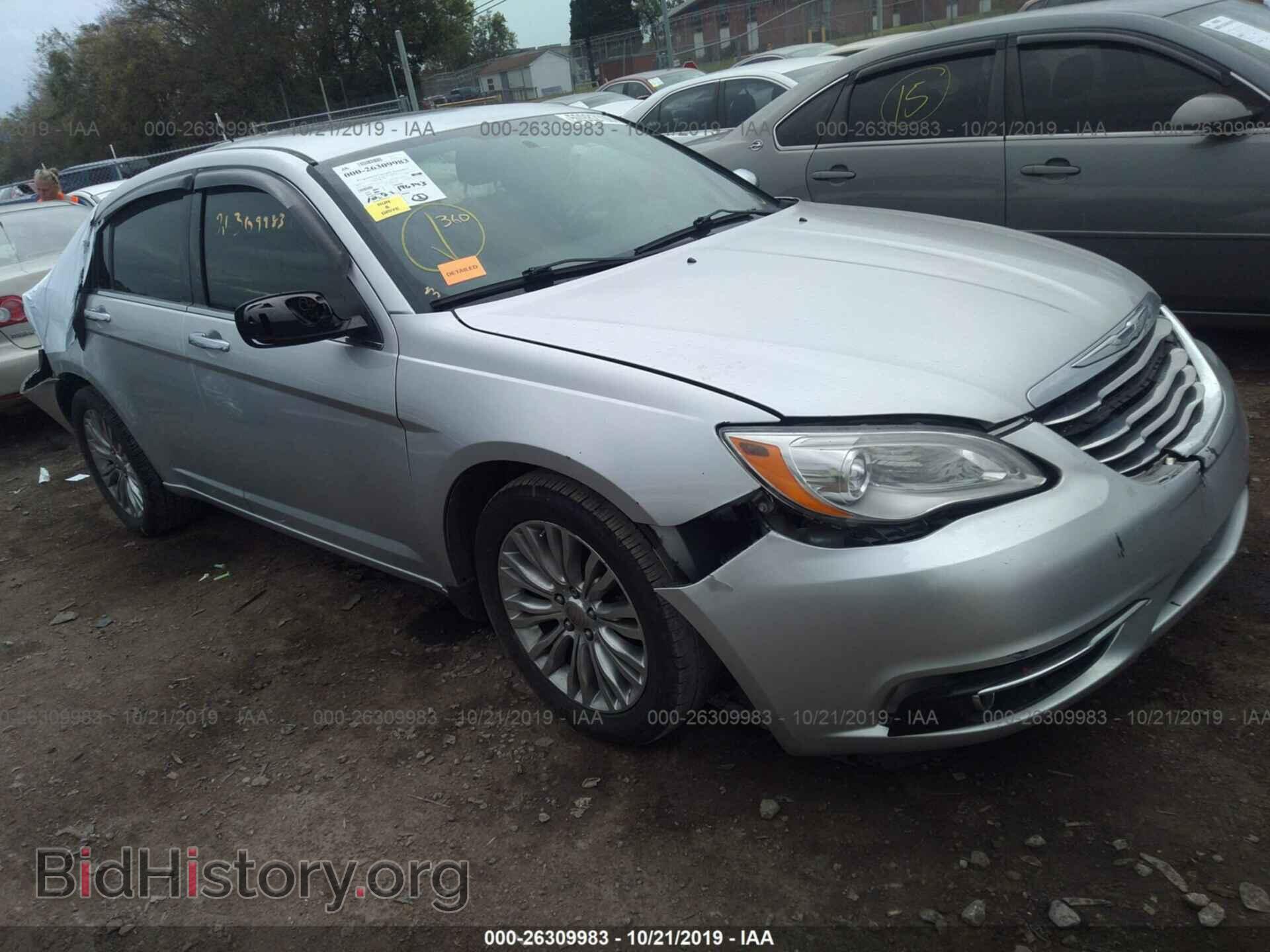 Фотография 1C3CCBCB1CN197124 - CHRYSLER 200 2012