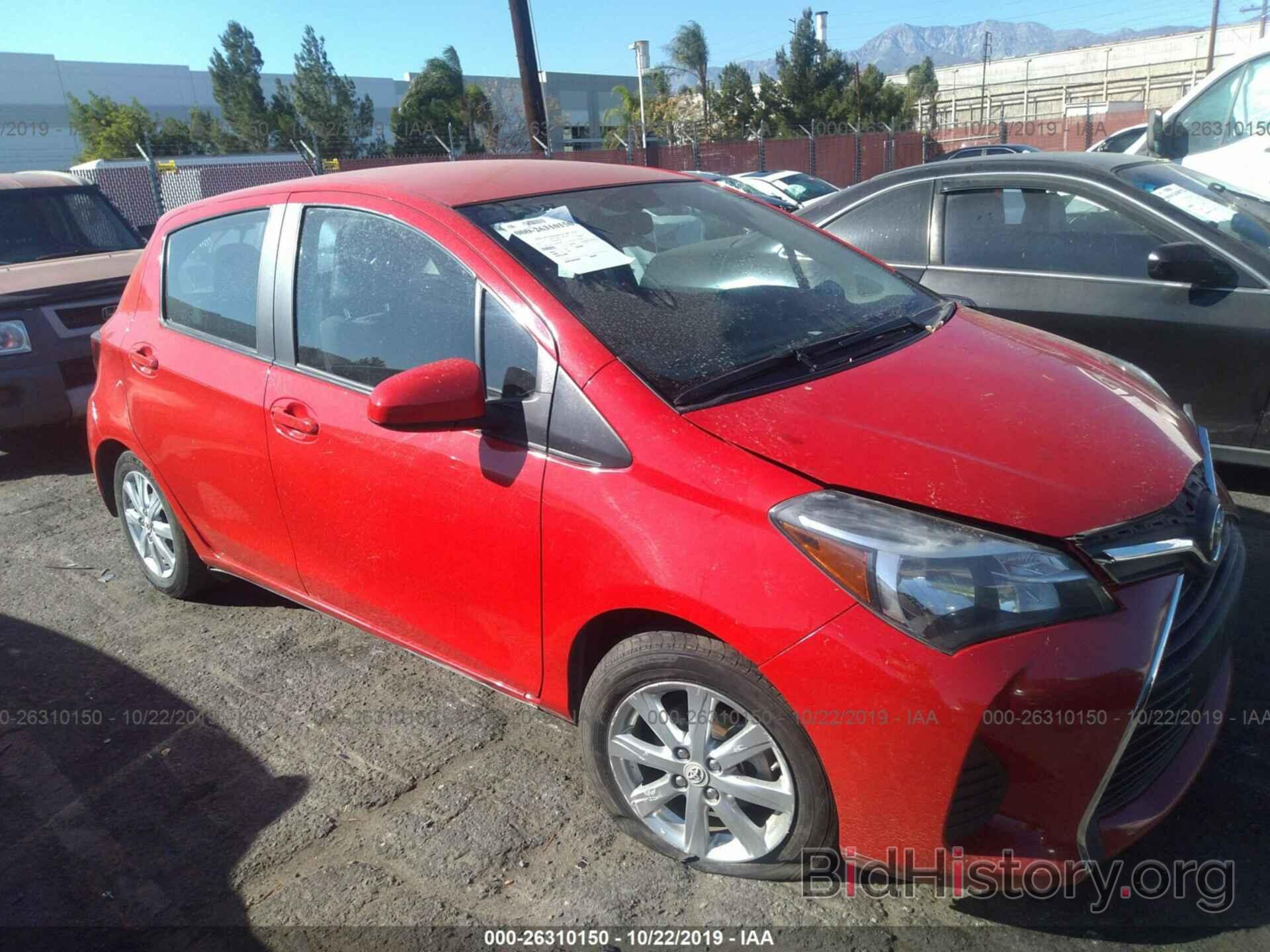 Фотография VNKKTUD33GA062645 - TOYOTA YARIS 2016