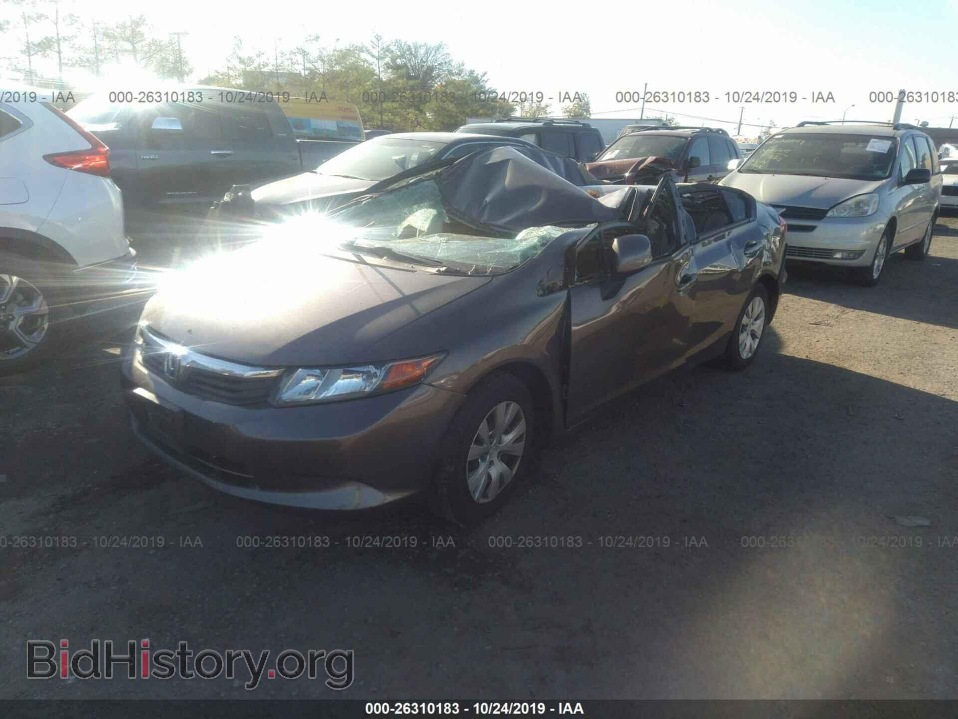 2012 HONDA CIVIC - VIN: 19XFB2F53CE387397 - Photo 2