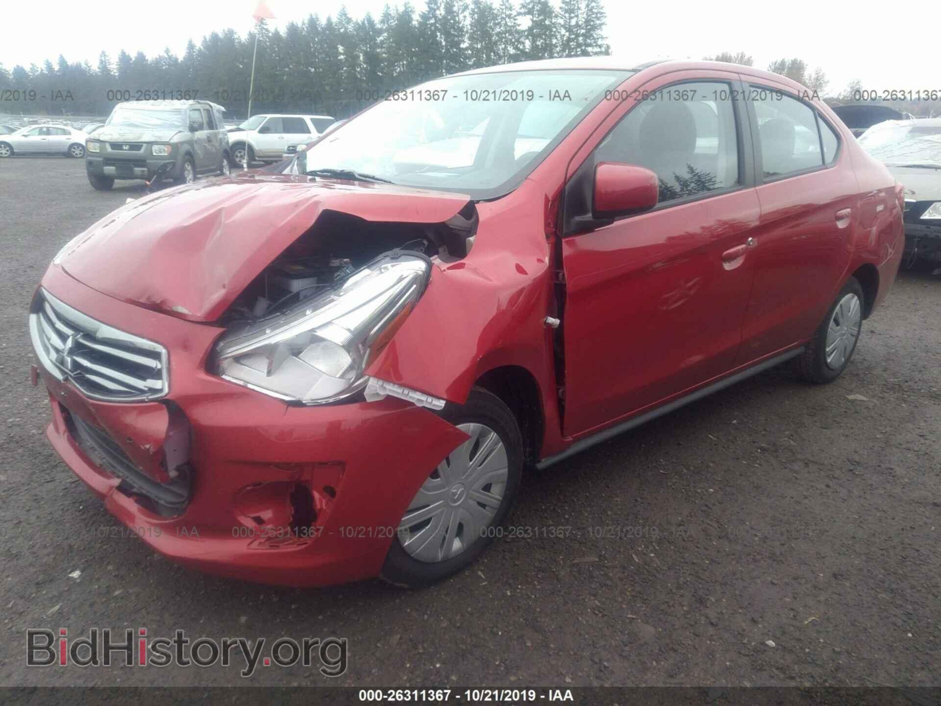 2019 MITSUBISHI MIRAGE - VIN: ML32F3FJ2KHF08795 - Фото 2