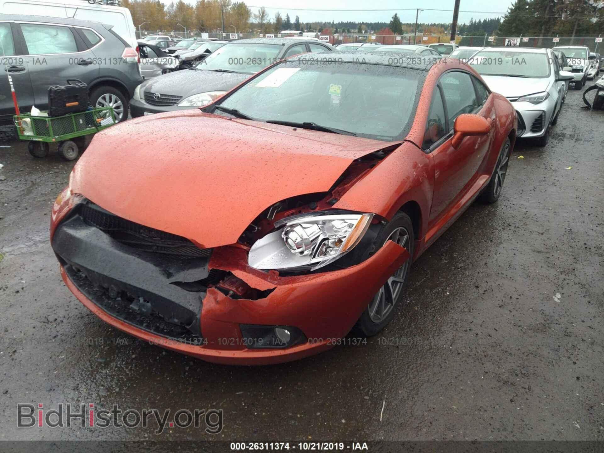 2011 MITSUBISHI ECLIPSE - VIN: 4A31K5DF6BE001523 - Фото 2