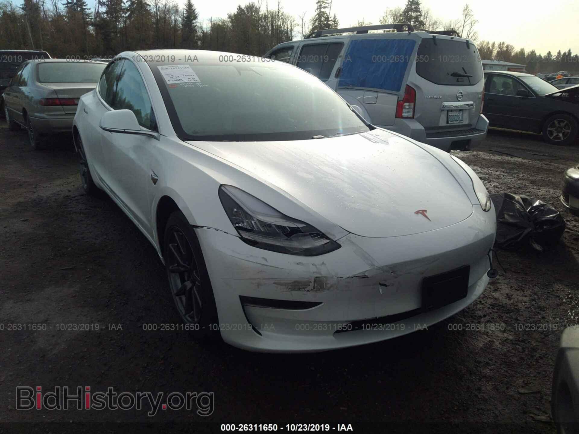 Photo 5YJ3E1EA8KF417814 - TESLA MODEL 3 2019