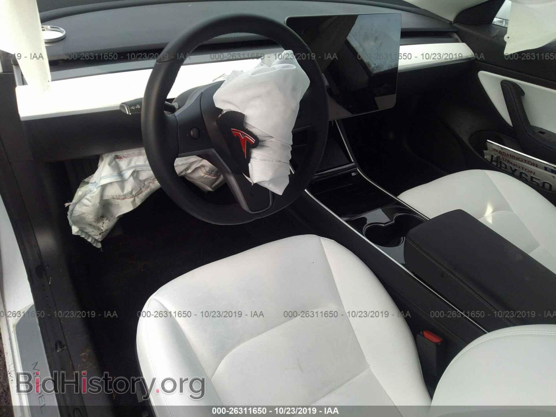 2019 TESLA MODEL 3 - VIN: 5YJ3E1EA8KF417814 - Фото 5