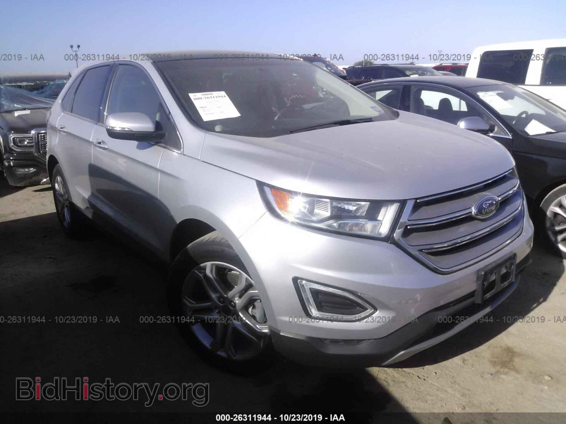 Фотография 2FMTK3K81FBB25863 - FORD EDGE 2015