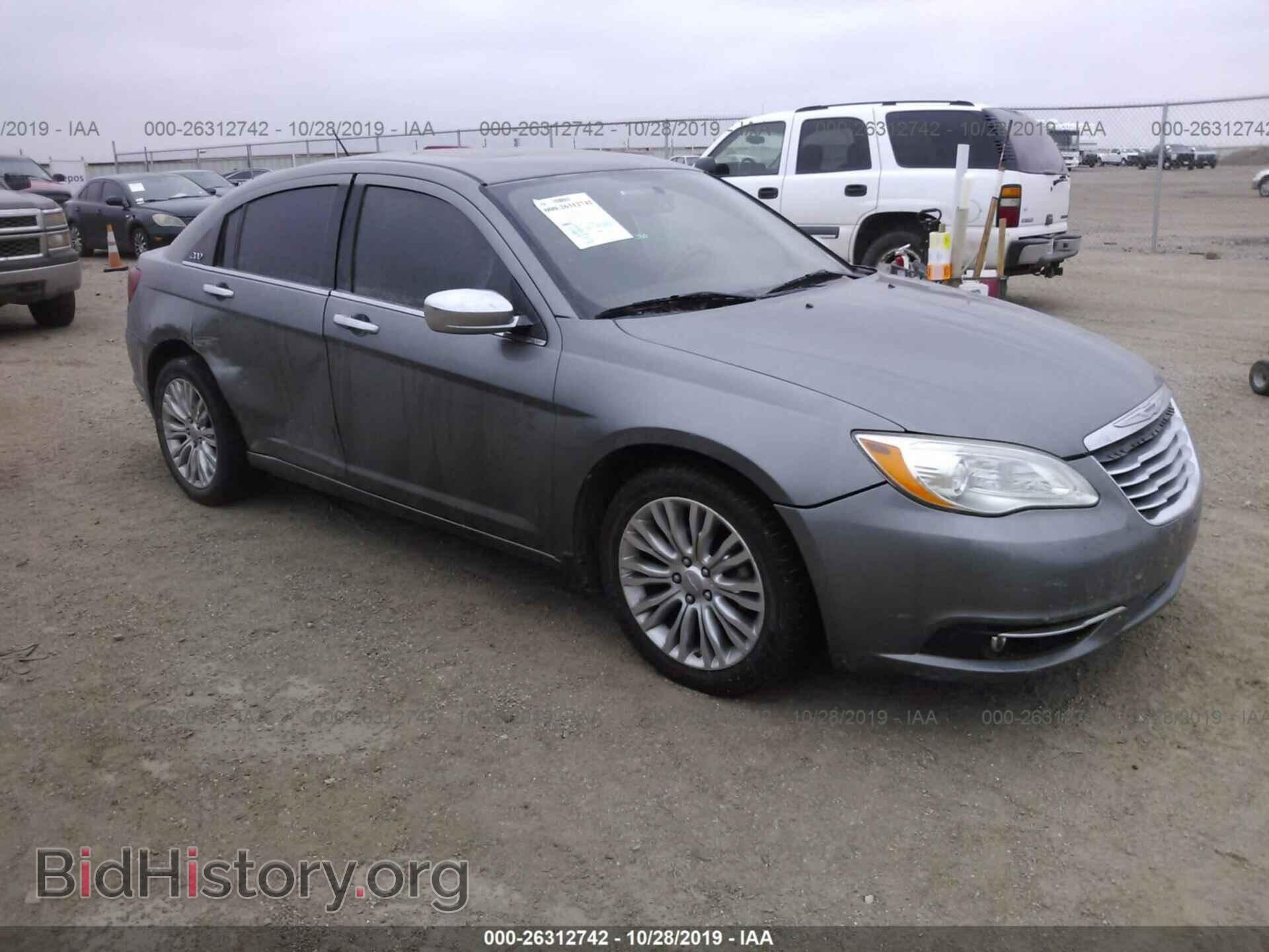 Фотография 1C3CCBCB3CN137314 - CHRYSLER 200 2012