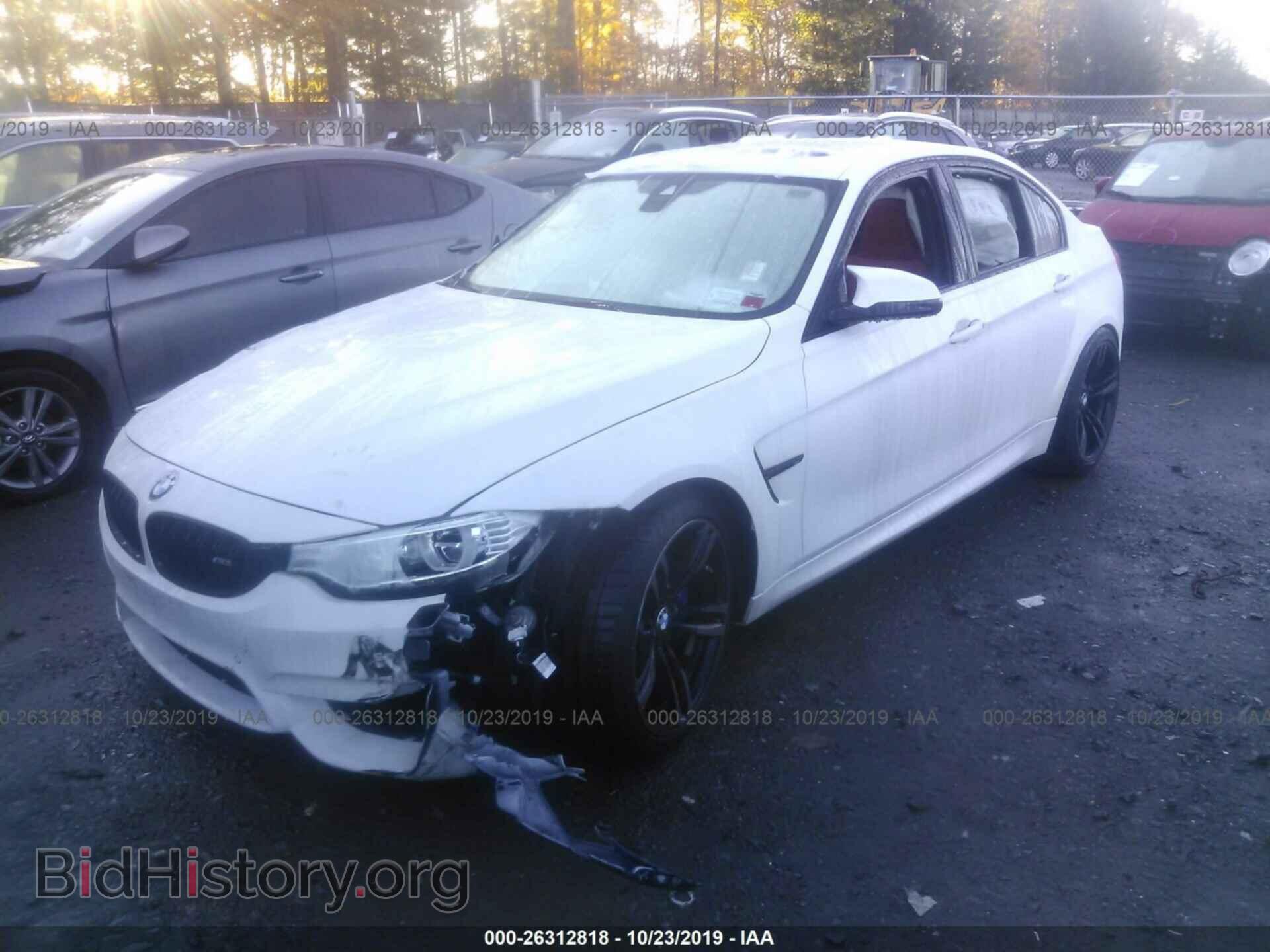2015 BMW M3 - VIN: WBS3C9C55FP804559 - Фото 2
