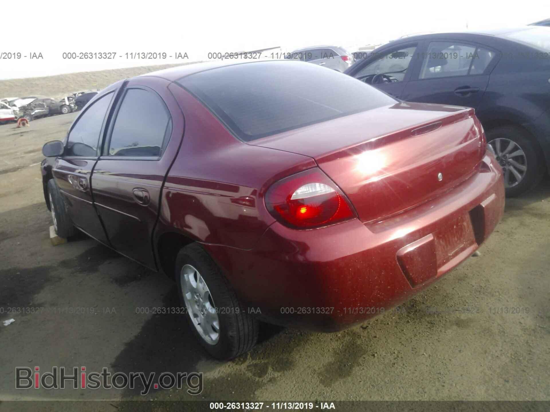 2005 DODGE NEON - VIN: 1B3ES56C55D129139 - Фото 3