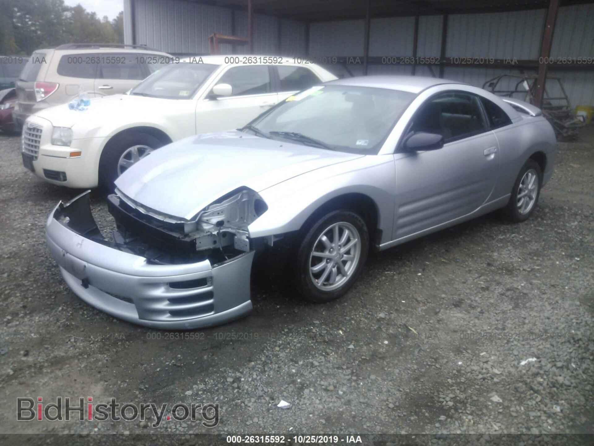 2002 MITSUBISHI ECLIPSE - VIN: 4A3AC44G32E032096 - Фото 2