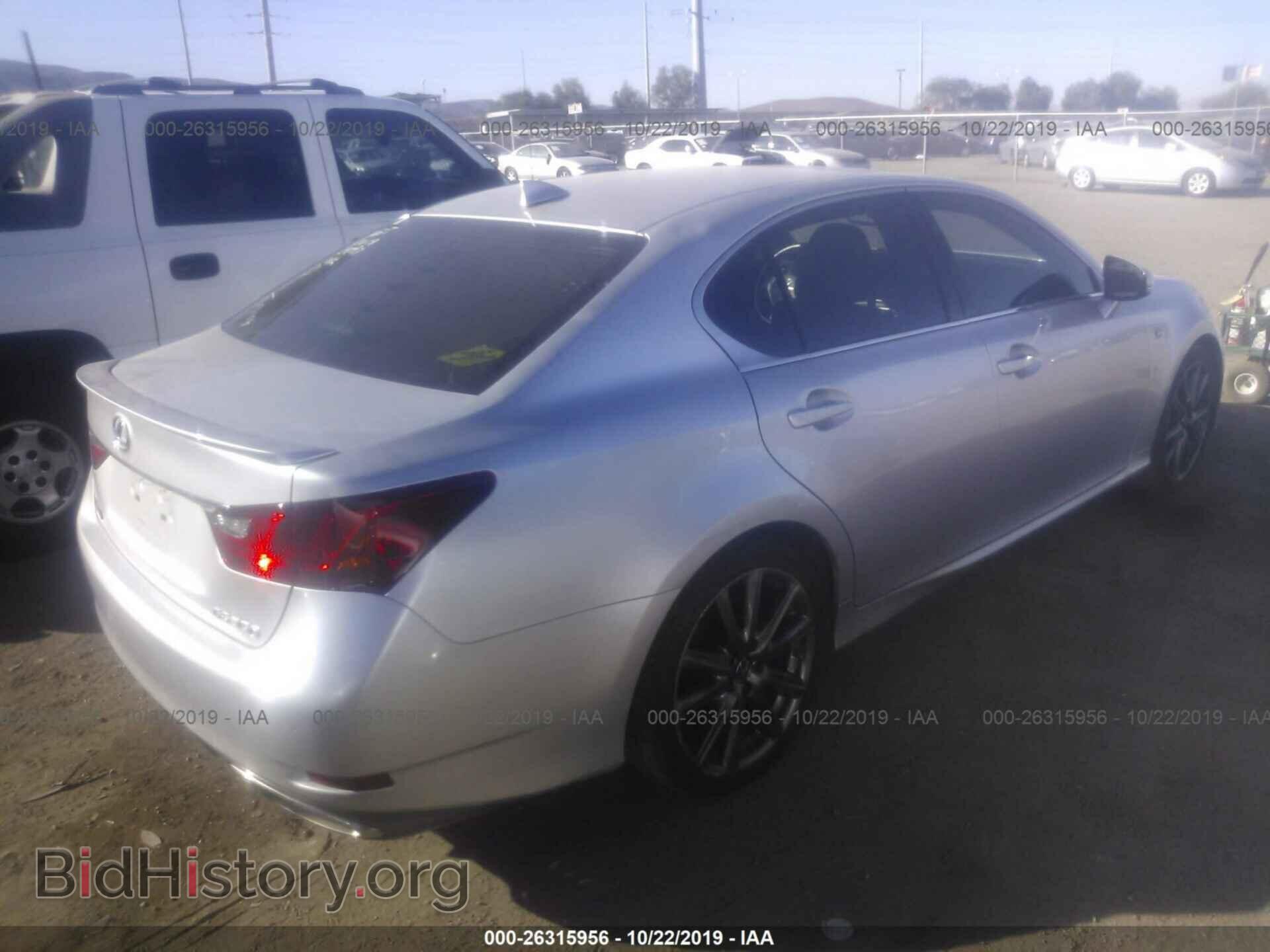 2015 LEXUS GS - VIN: JTHBE1BL4FA006862 - Фото 4