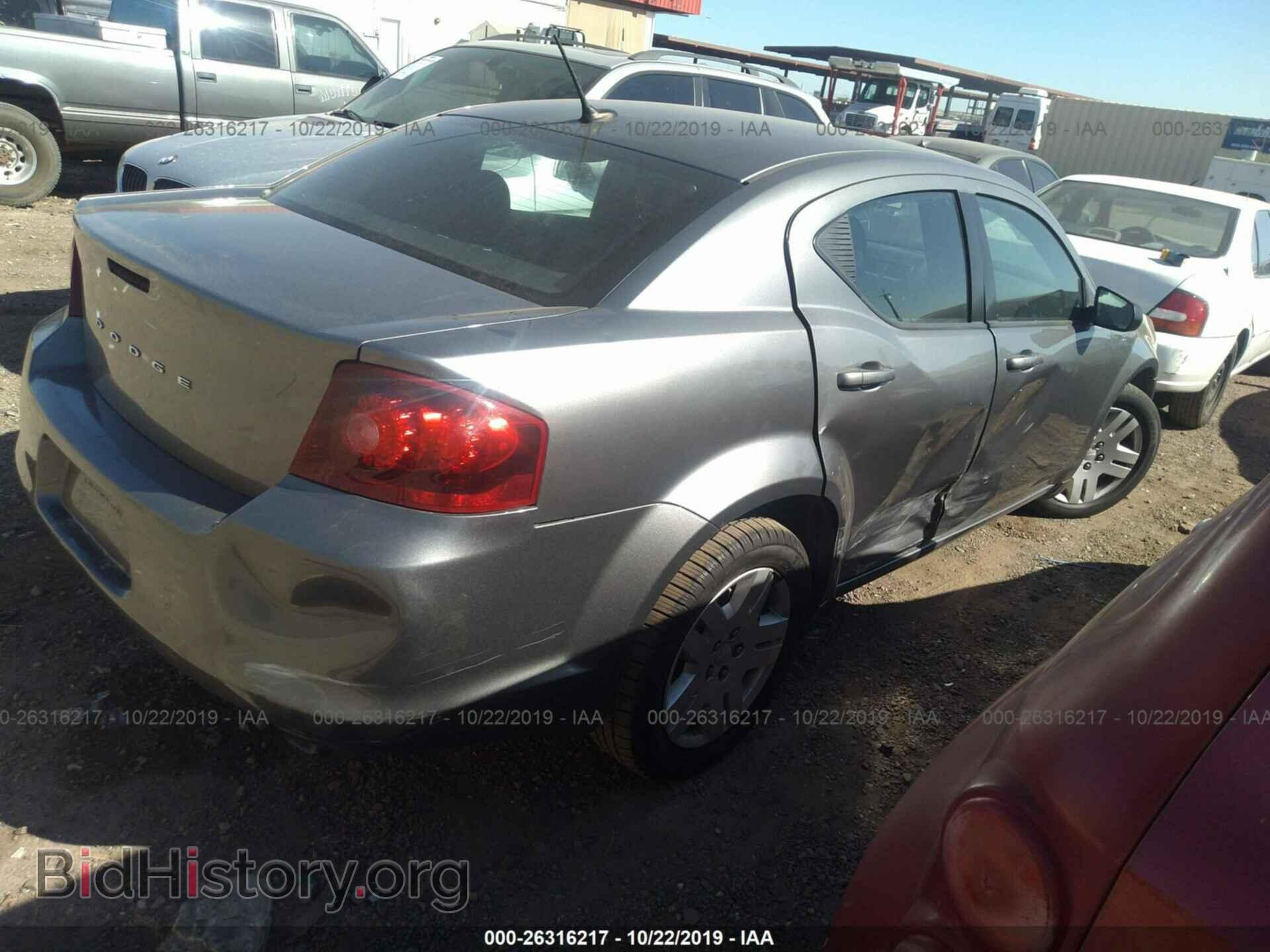 2012 DODGE AVENGER - VIN: 1C3CDZAB9CN134409 - Фото 4