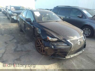 2015 Lexus IS 250, черный — VIN JTHBF1D23F5057747, IAAI