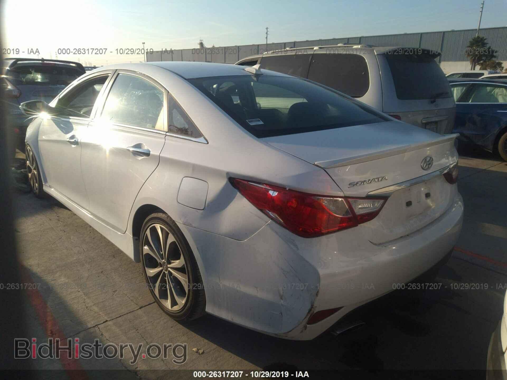 2014 HYUNDAI SONATA - VIN: 5NPEC4ACXEH883290 - Фото 3