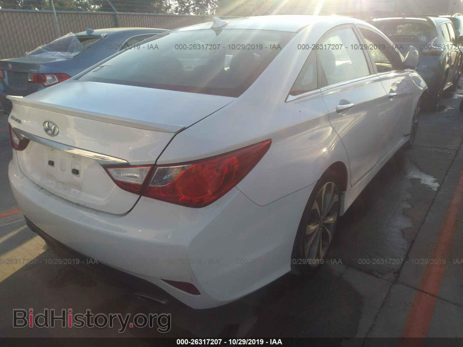 2014 HYUNDAI SONATA - VIN: 5NPEC4ACXEH883290 - Фото 4
