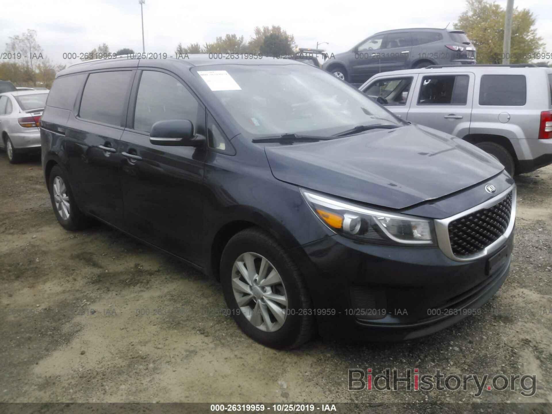 Photo KNDMB5C11G6082390 - KIA SEDONA 2016