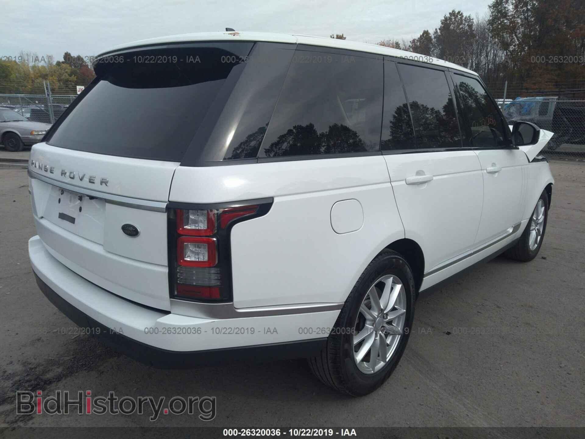 2016 LAND ROVER RANGE ROVER - VIN: SALGS2KF1GA255338 - Фото 4
