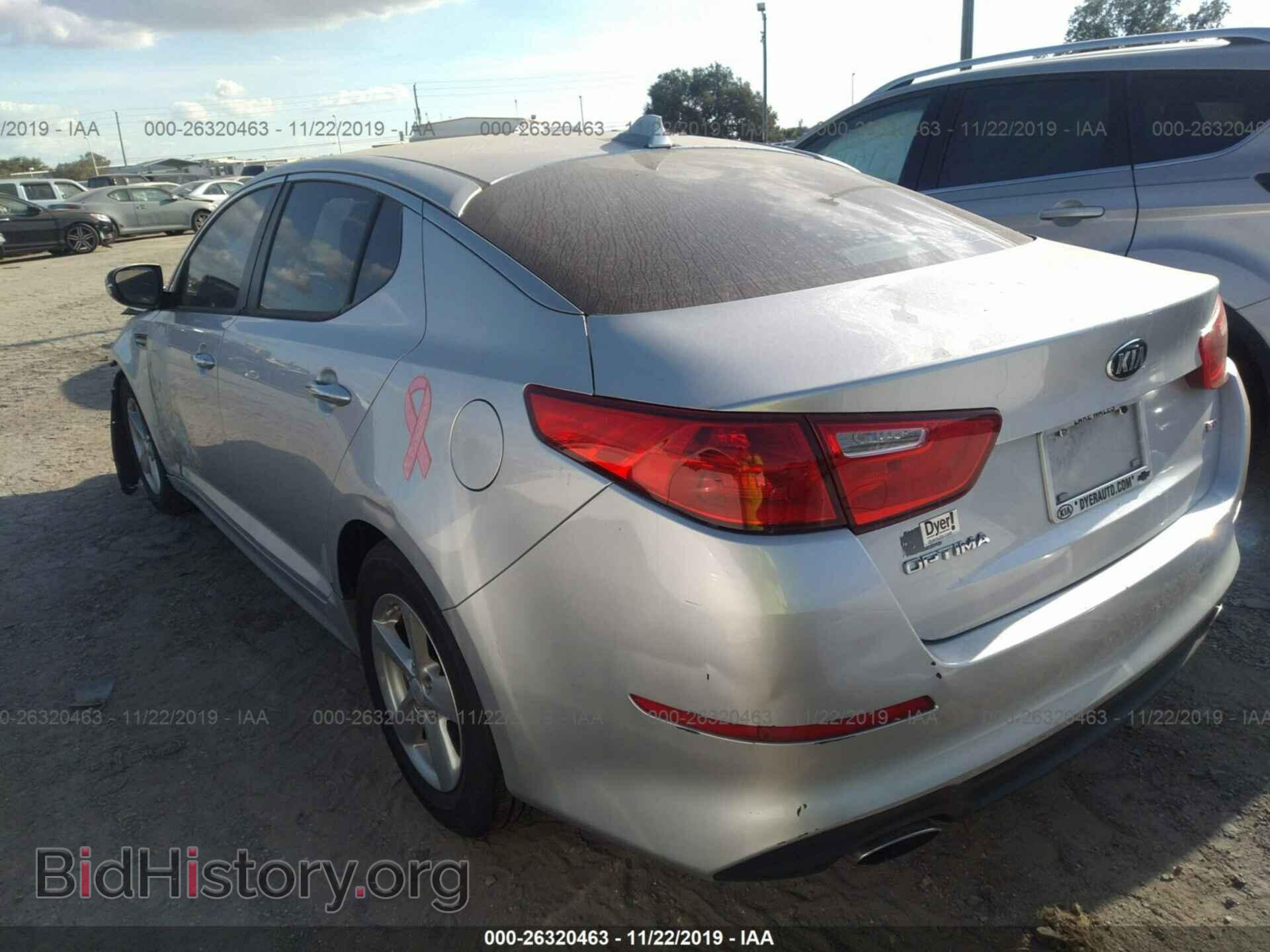 2015 KIA OPTIMA - VIN: 5XXGM4A71FG474293 - Фото 3