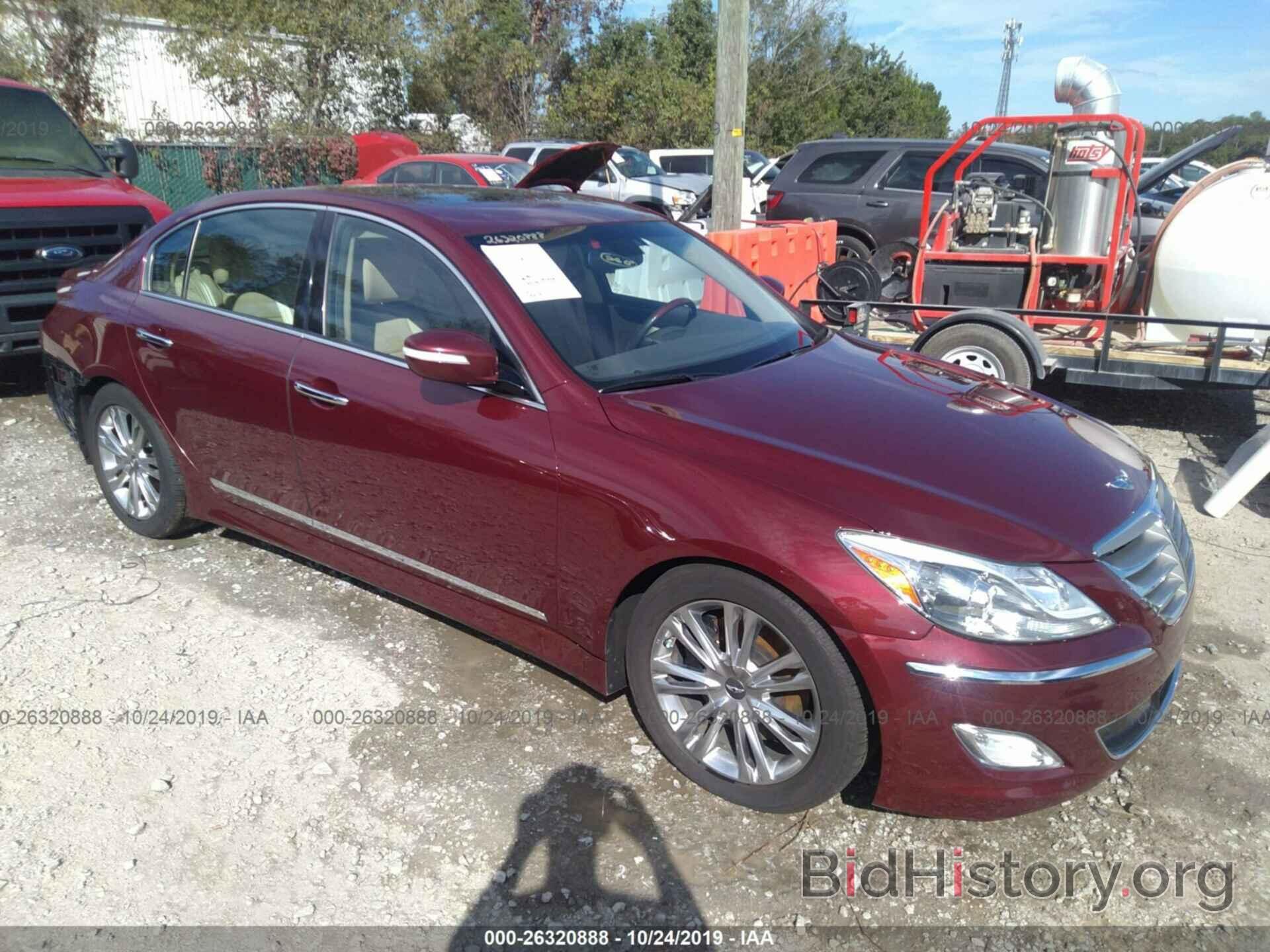 Photo KMHGC4DF7CU185264 - HYUNDAI GENESIS 2012