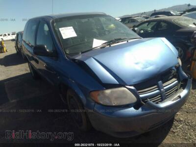 2007 Dodge CARAVAN SE, blue — VIN 1D4GP25B87B214915, IAAI