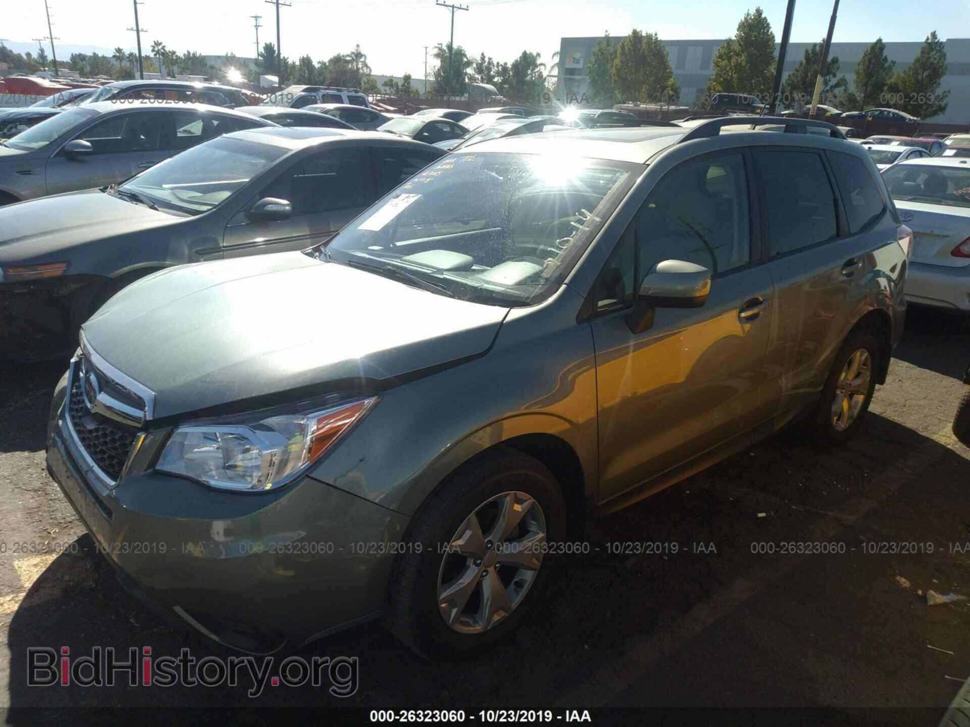 2014 SUBARU FORESTER - VIN: JF2SJAEC3EH539415 - Фото 2