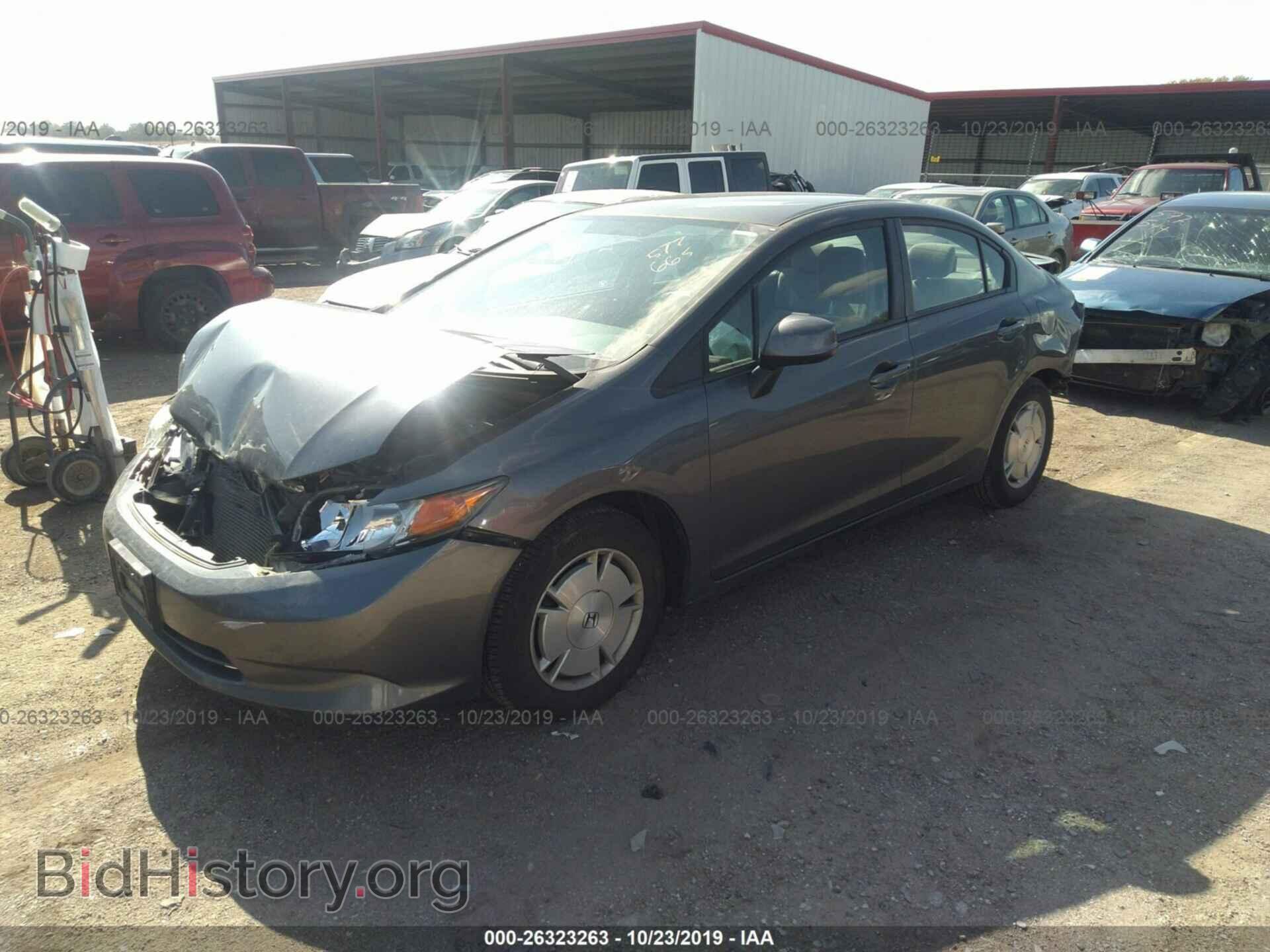 2012 HONDA CIVIC - VIN: 2HGFB2F68CH576609 - Фото 2