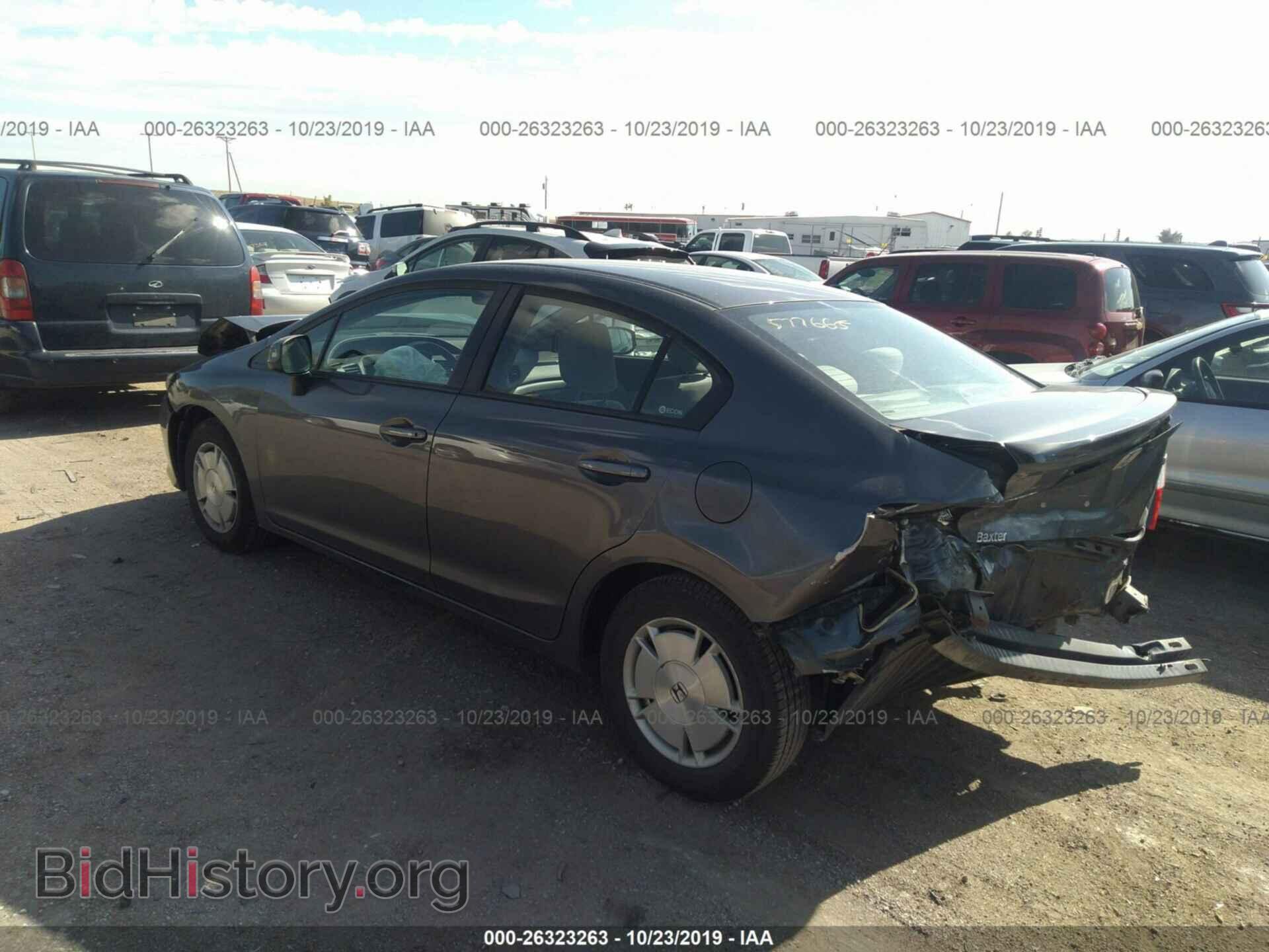2012 HONDA CIVIC - VIN: 2HGFB2F68CH576609 - Фото 3