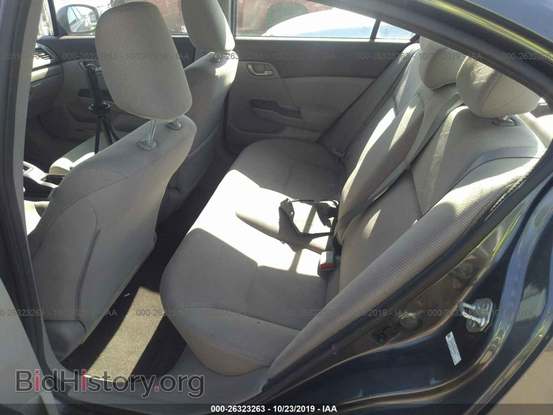 2012 HONDA CIVIC - VIN: 2HGFB2F68CH576609 - Фото 8