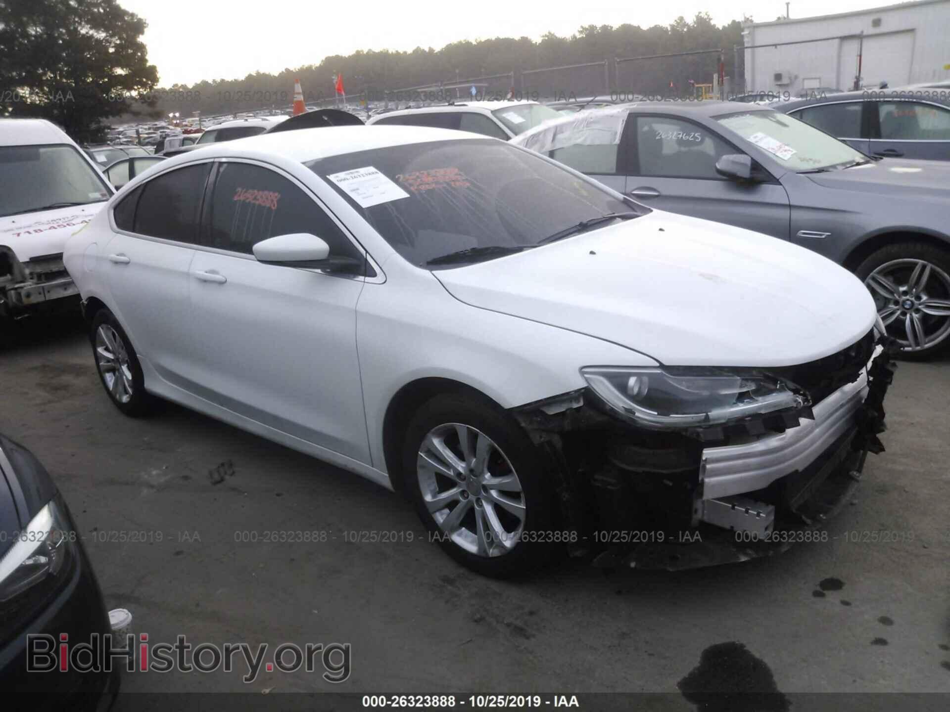 Photo 1C3CCCAB2FN637221 - CHRYSLER 200 2015
