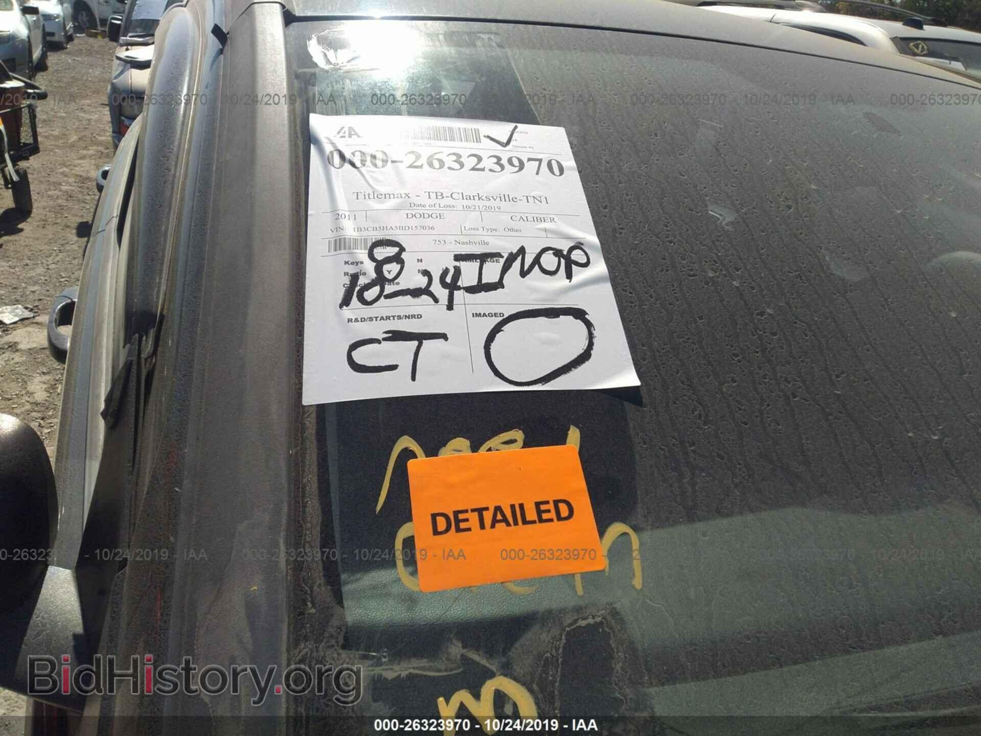 2011 DODGE CALIBER - VIN: 1B3CB5HA5BD157036 - Фото 6