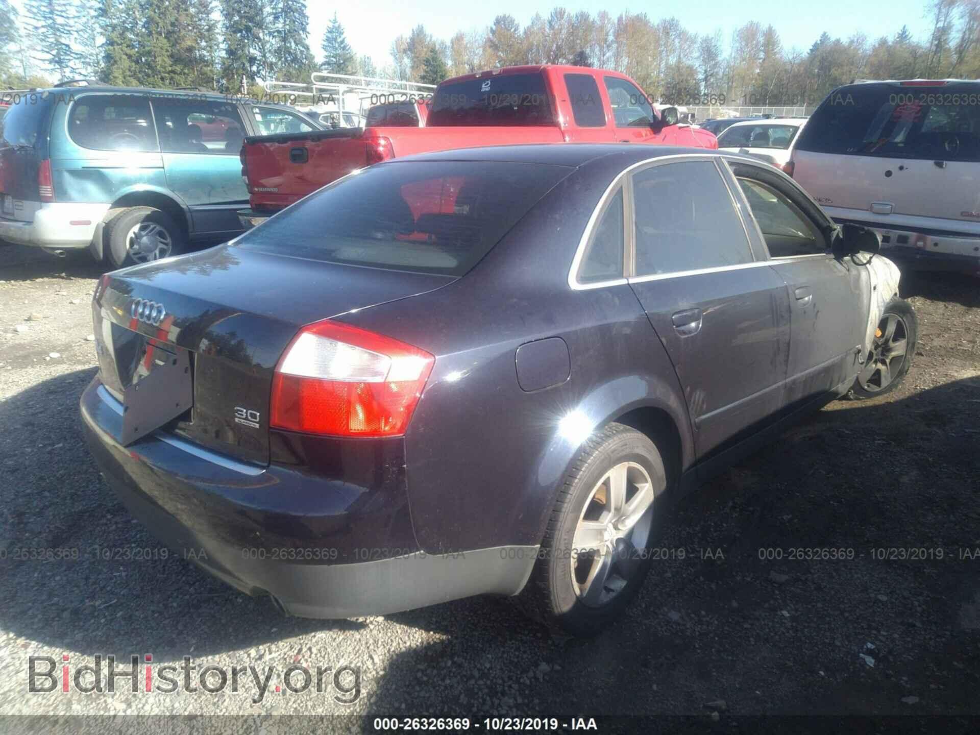 2002 AUDI A4 - VIN: WAULT68E22A128256 - Фото 4