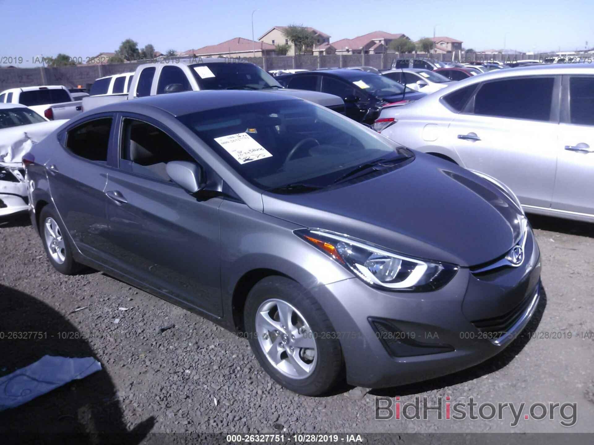 Photo 5NPDH4AE4EH496359 - HYUNDAI ELANTRA 2014