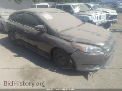 2016 Ford FOCUS SE, серый — VIN 1FADP3K22GL362438, IAAI