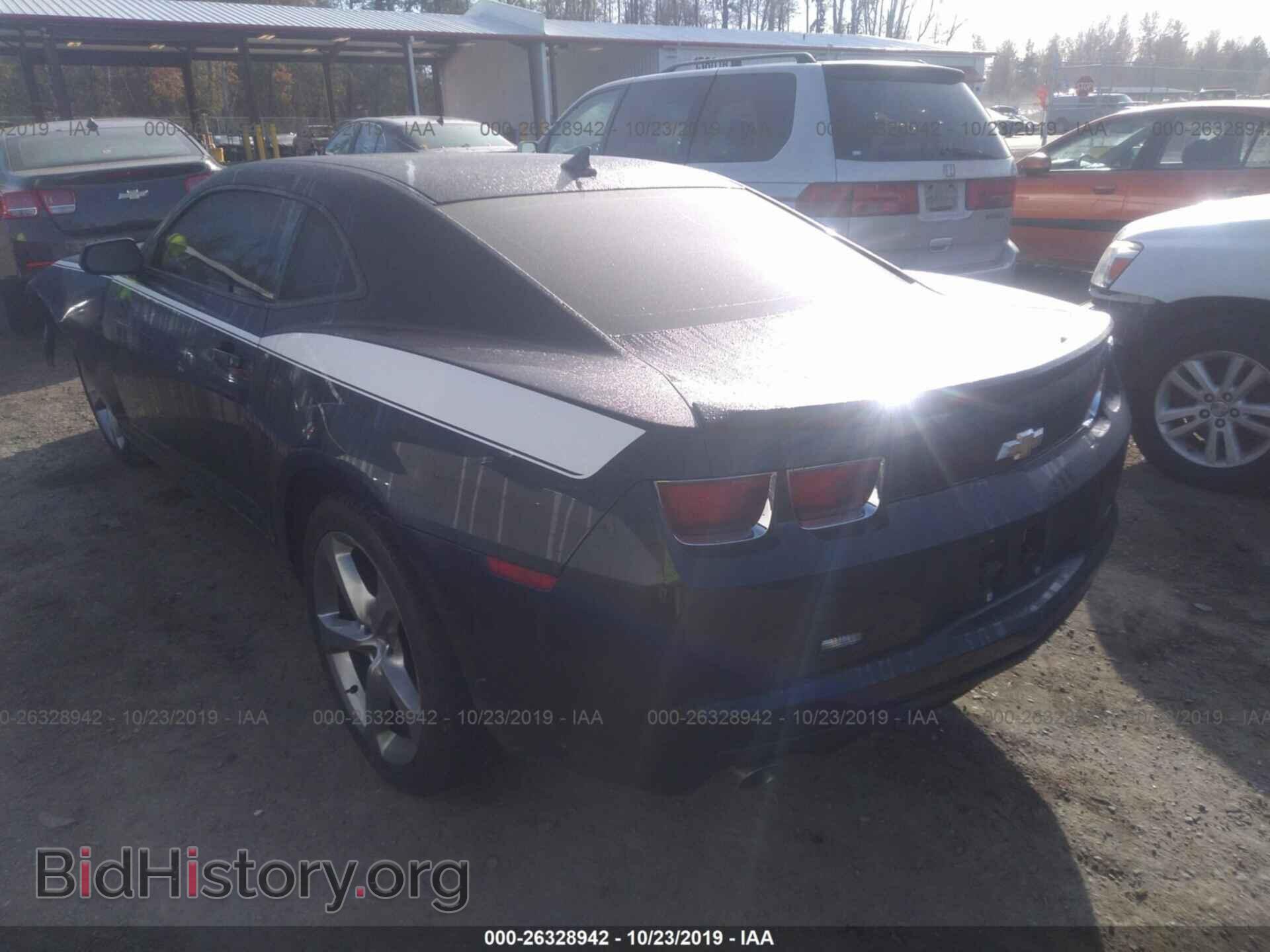 2013 CHEVROLET CAMARO - VIN: 2G1FC1E33D9174885 - Фото 3