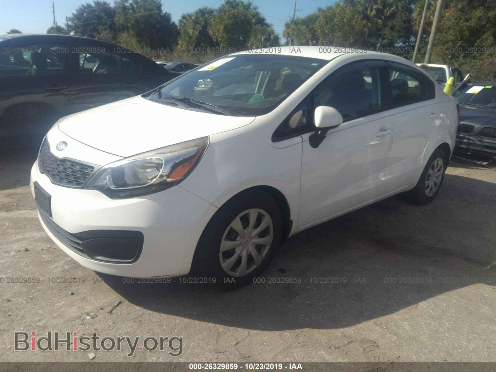2013 KIA RIO - VIN: KNADM4A35D6285316 - Photo 2