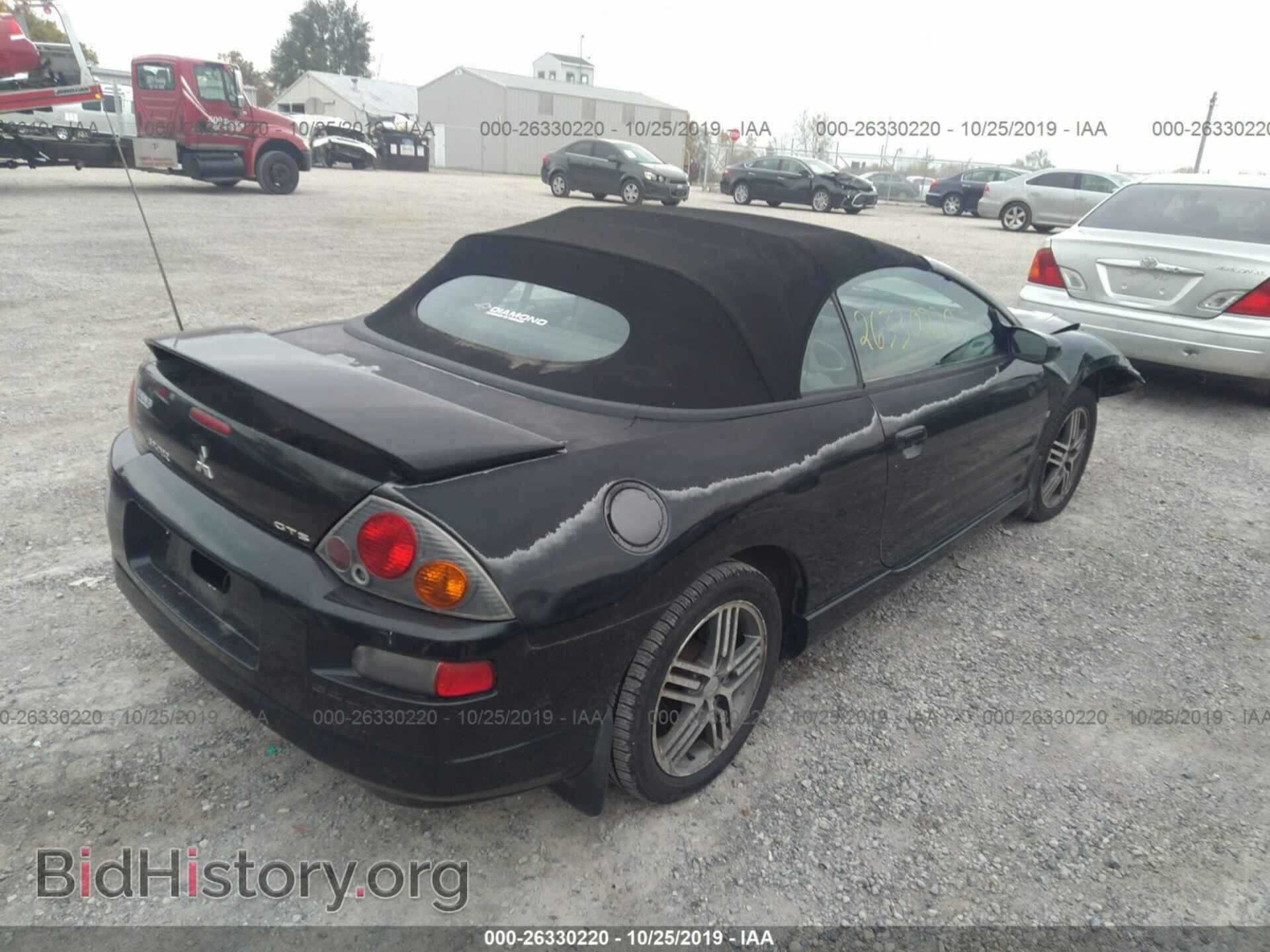 2003 MITSUBISHI ECLIPSE - VIN: 4A3AE75H63E027253 - Photo 4