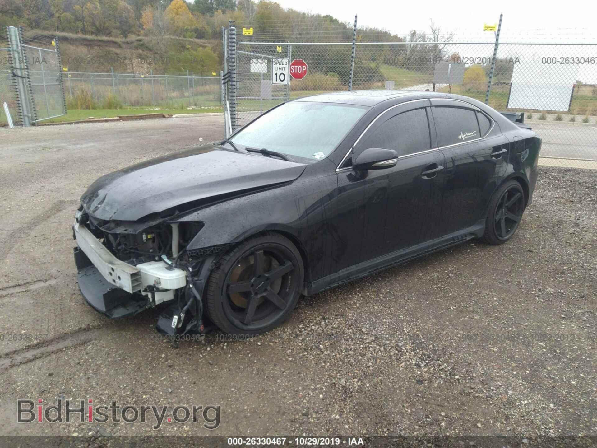 2012 LEXUS IS - VIN: JTHCE5C26C5003001 - Фото 2