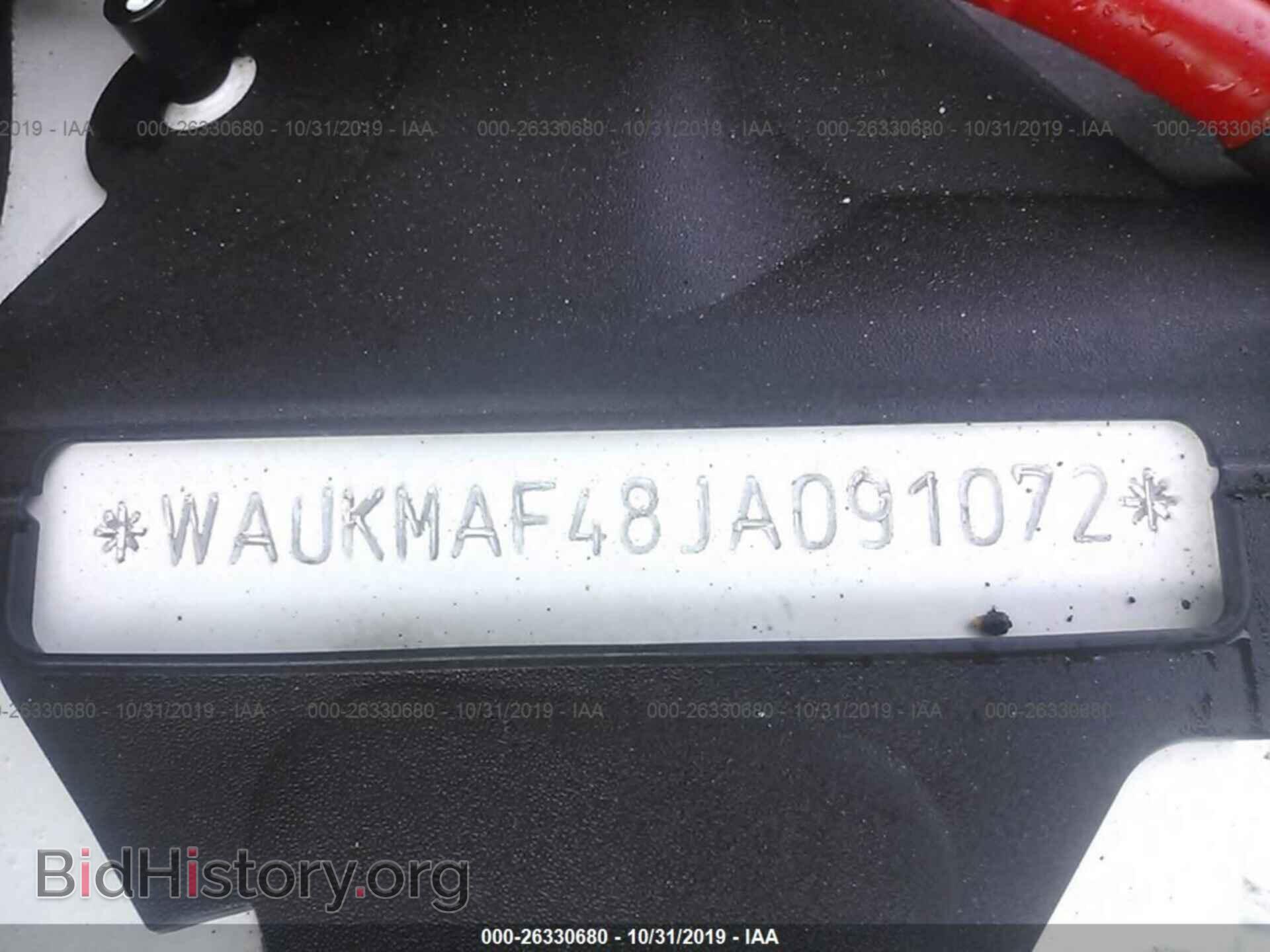 2018 AUDI A4 - VIN: WAUKMAF48JA091072 - Фото 9