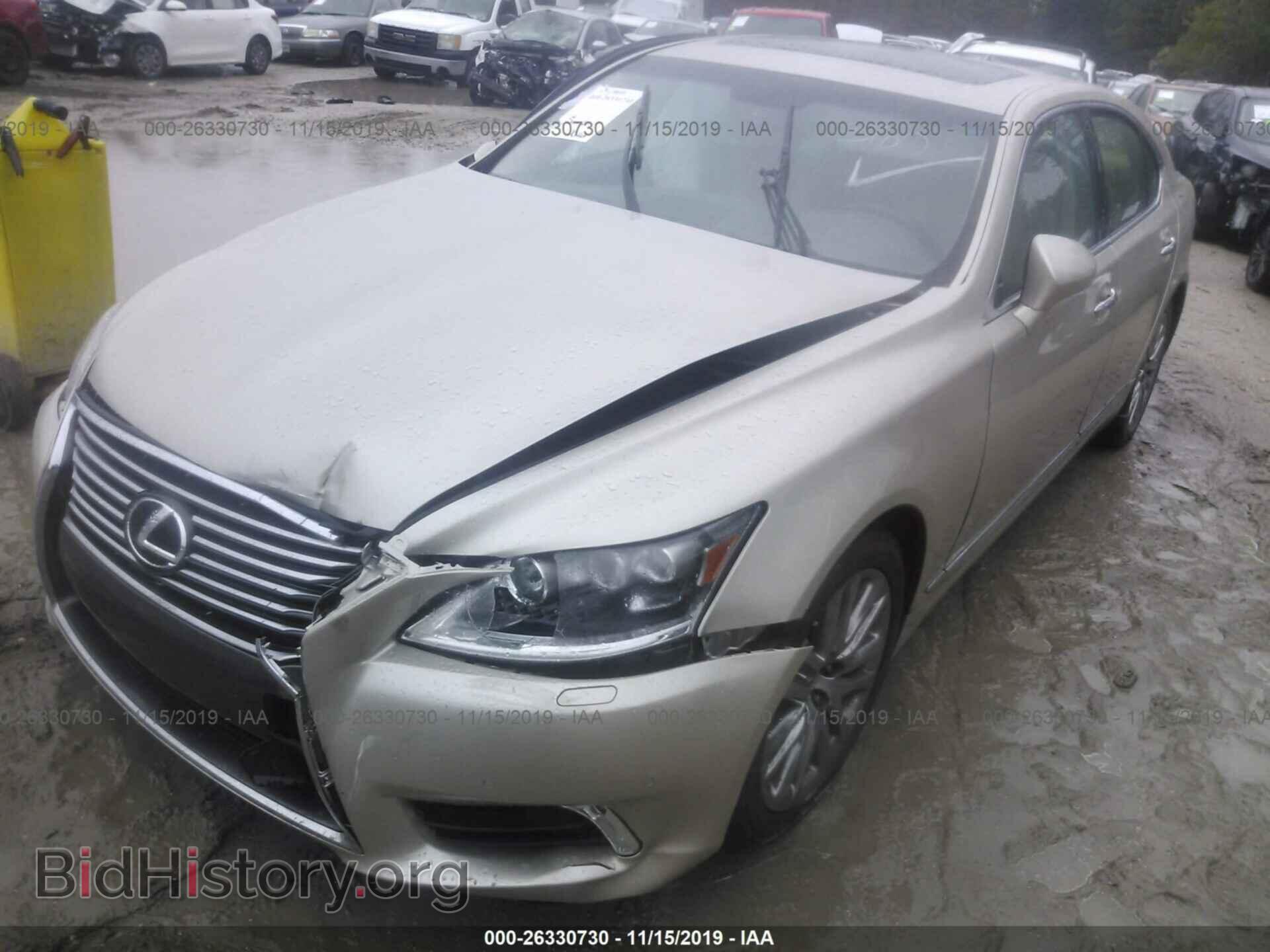 2013 LEXUS LS - VIN: JTHBL5EFXD5116582 - Фото 2