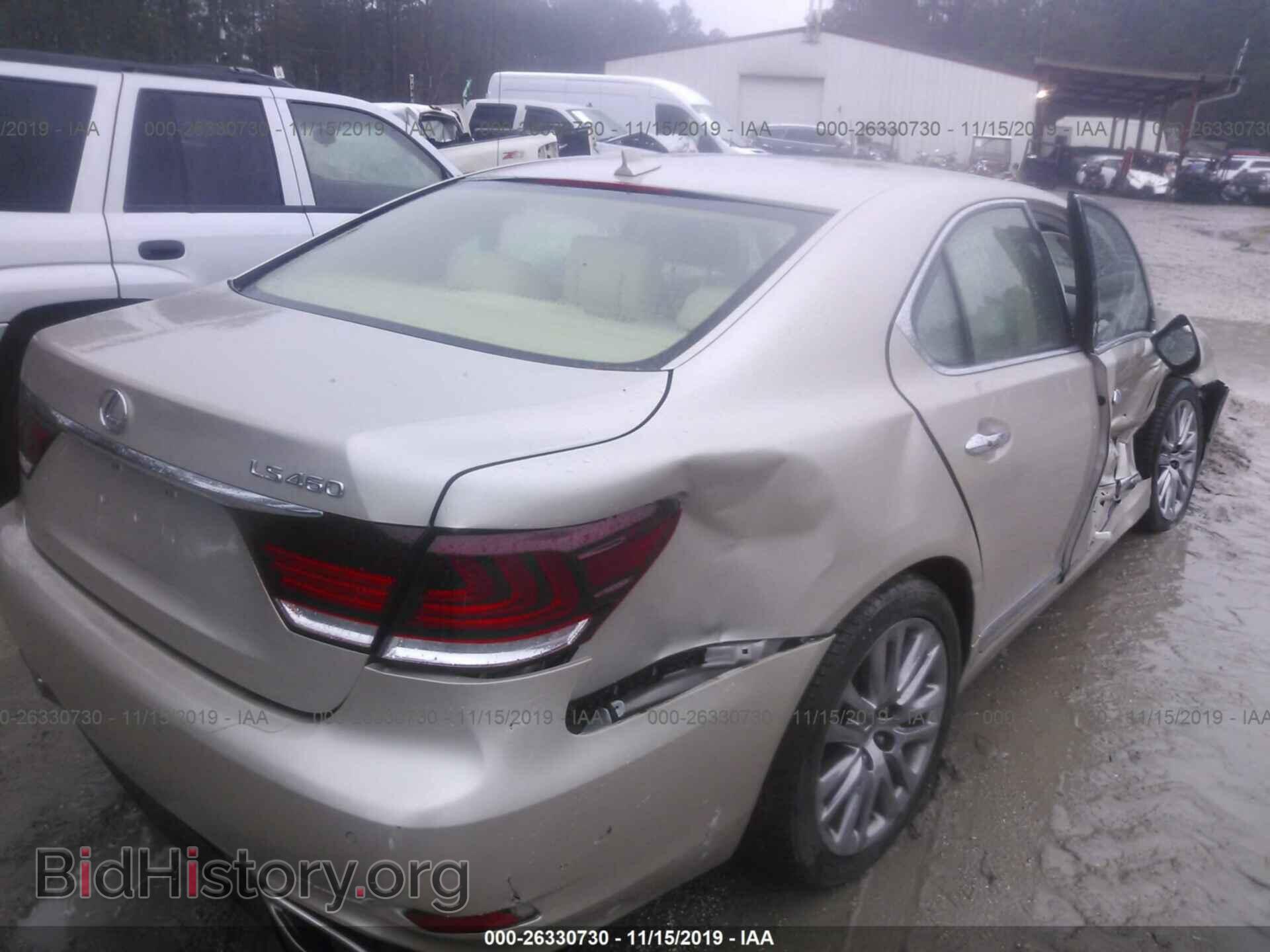 2013 LEXUS LS - VIN: JTHBL5EFXD5116582 - Фото 4