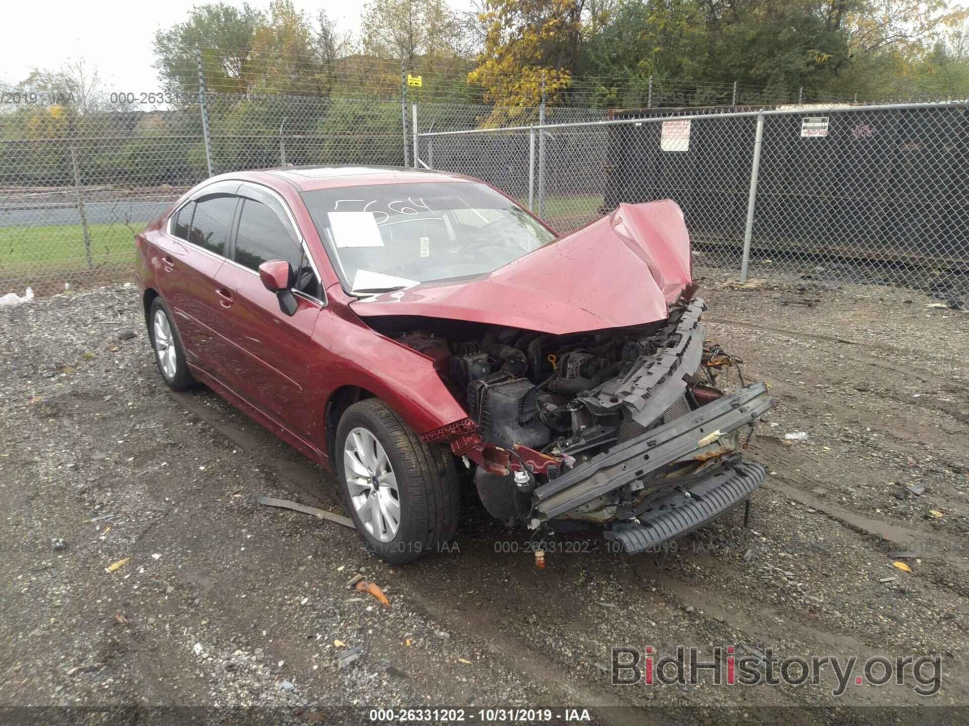 Photo 4S3BNAD64G3034109 - SUBARU LEGACY 2016