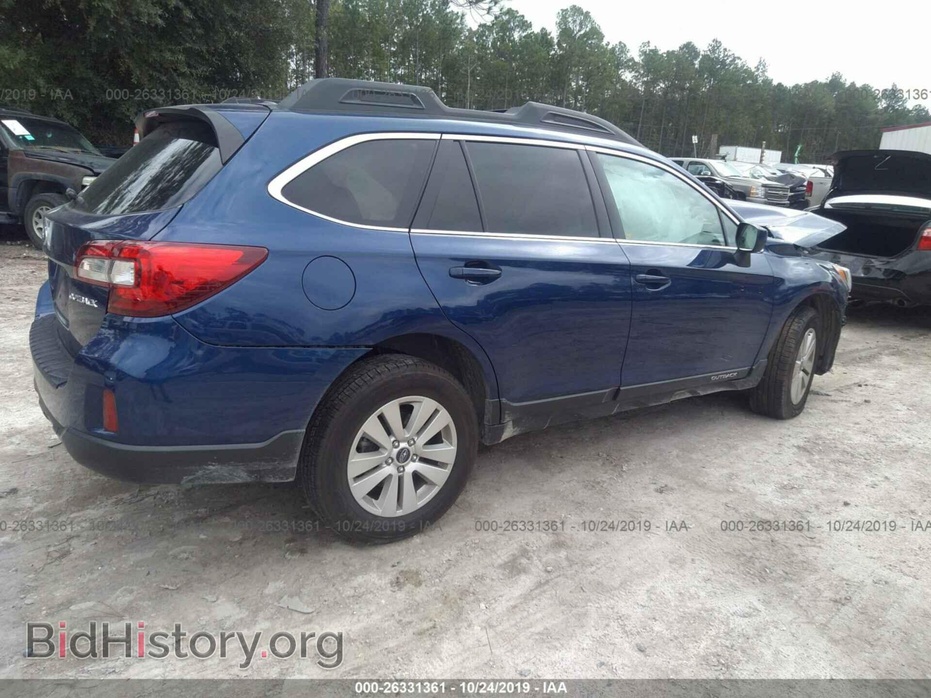 2015 SUBARU OUTBACK - VIN: 4S4BSACC3F3215311 - Фото 4