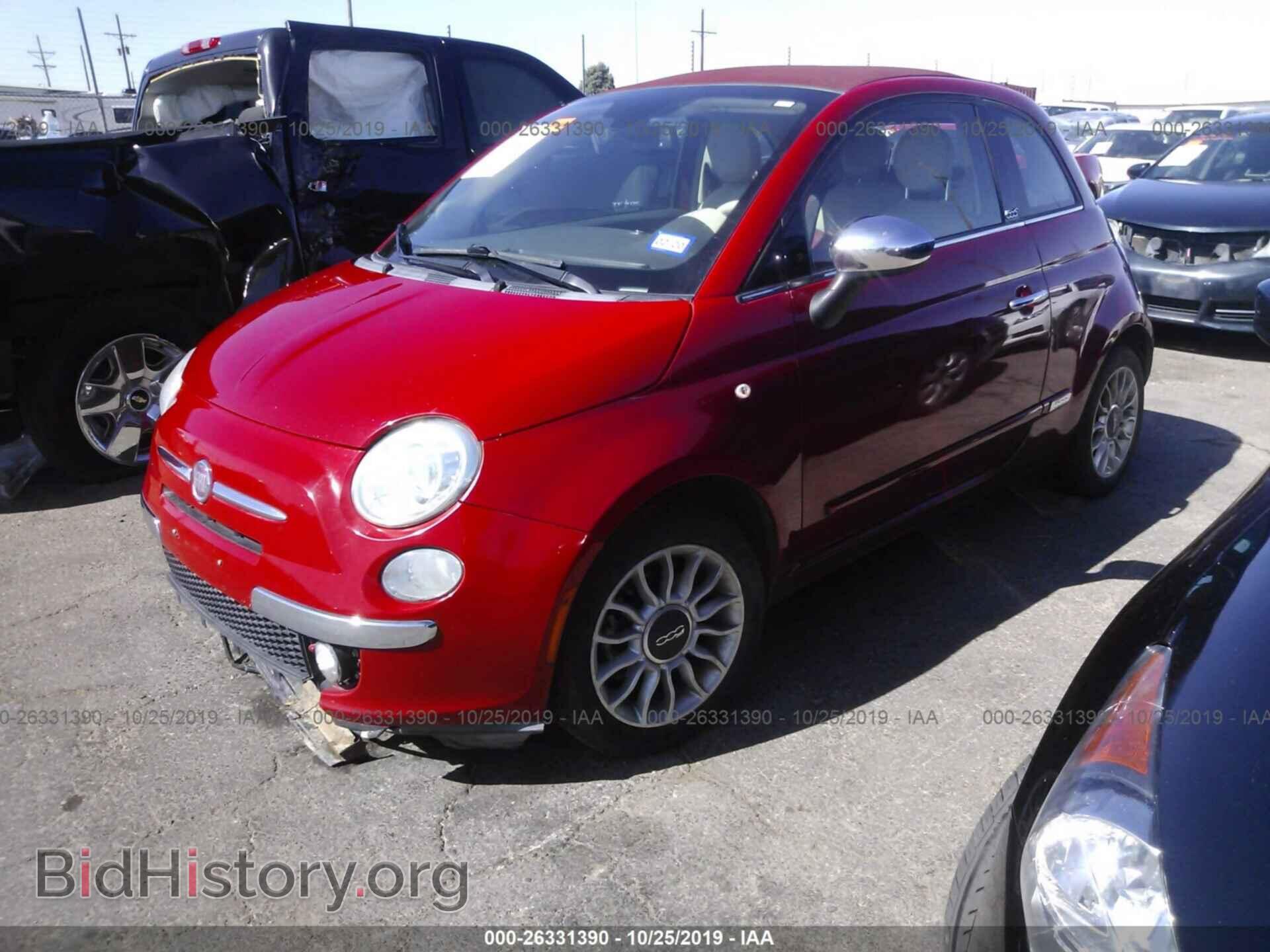 2012 FIAT 500 - VIN: 3C3CFFER0CT384606 - Фото 2