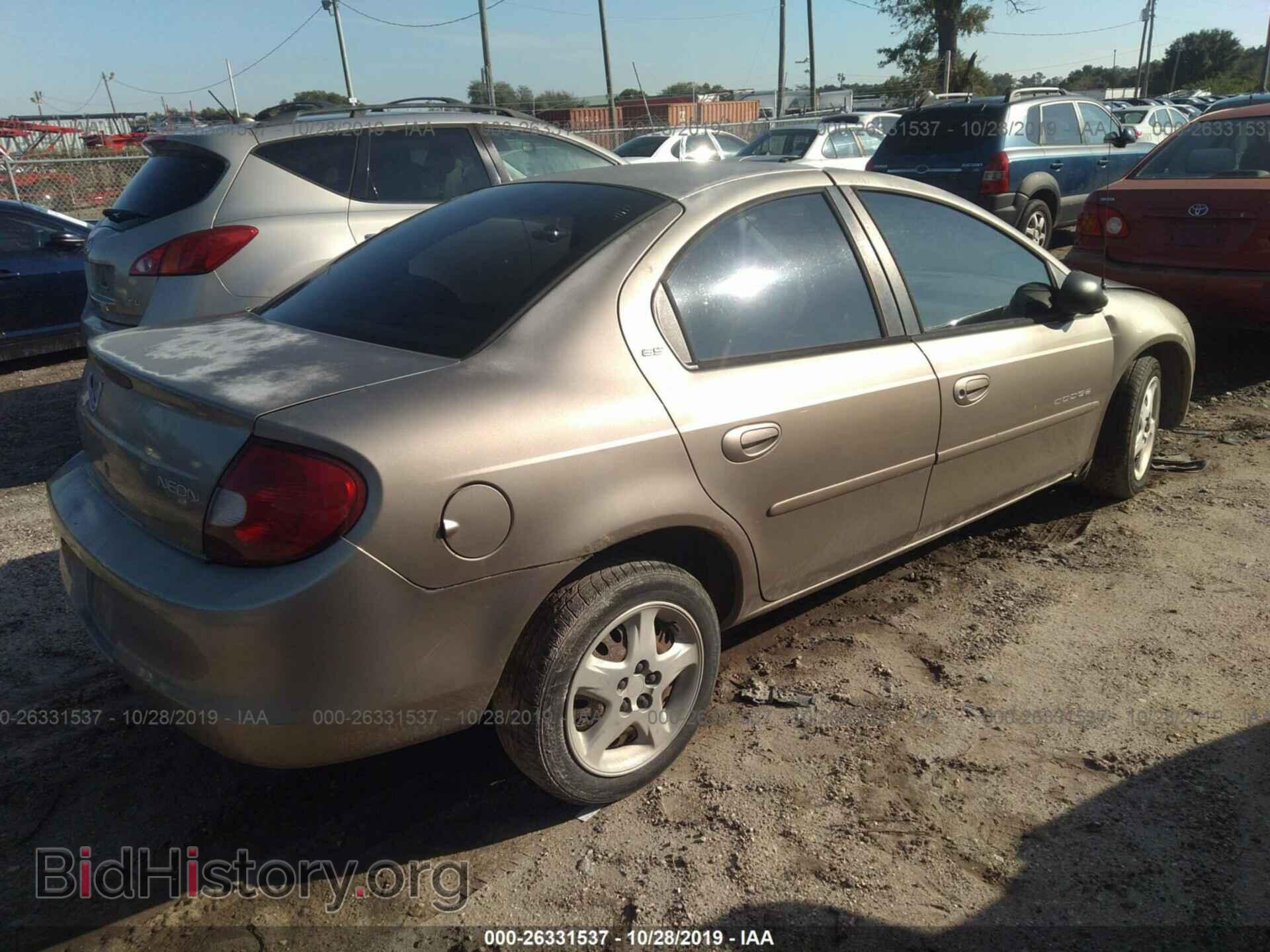 2000 Dodge Neon - VIN: 1B3ES46C9YD718726 - Фото 4