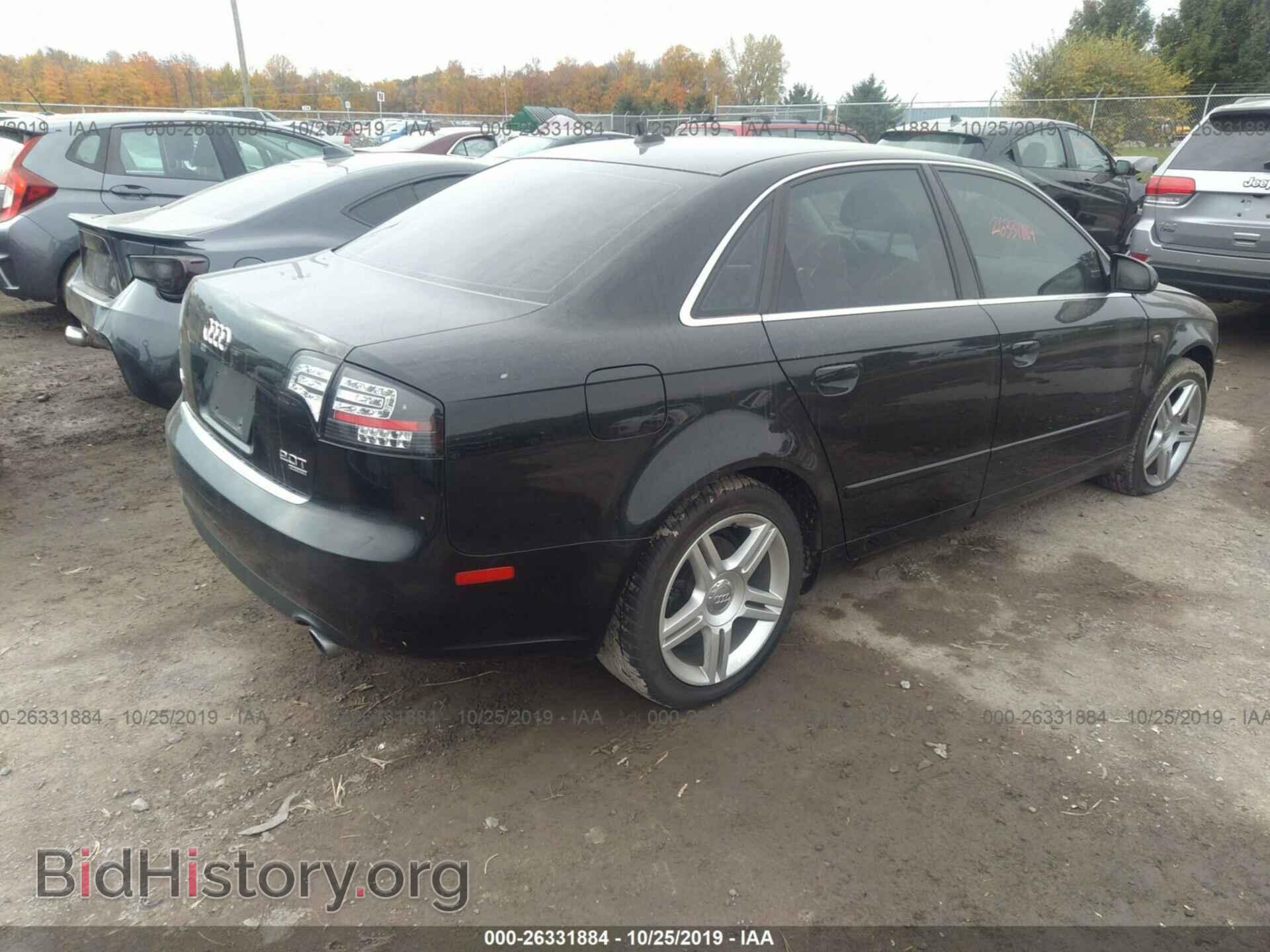 2007 AUDI A4 - VIN: WAUDF78E37A101351 - Фото 4