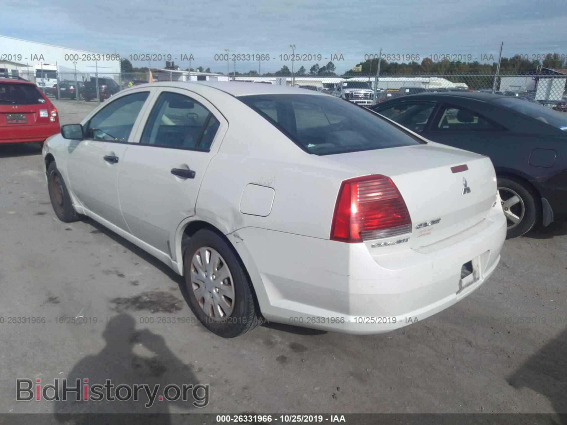 2007 MITSUBISHI GALANT - VIN: 4A3AB26F27E026910 - Фото 3