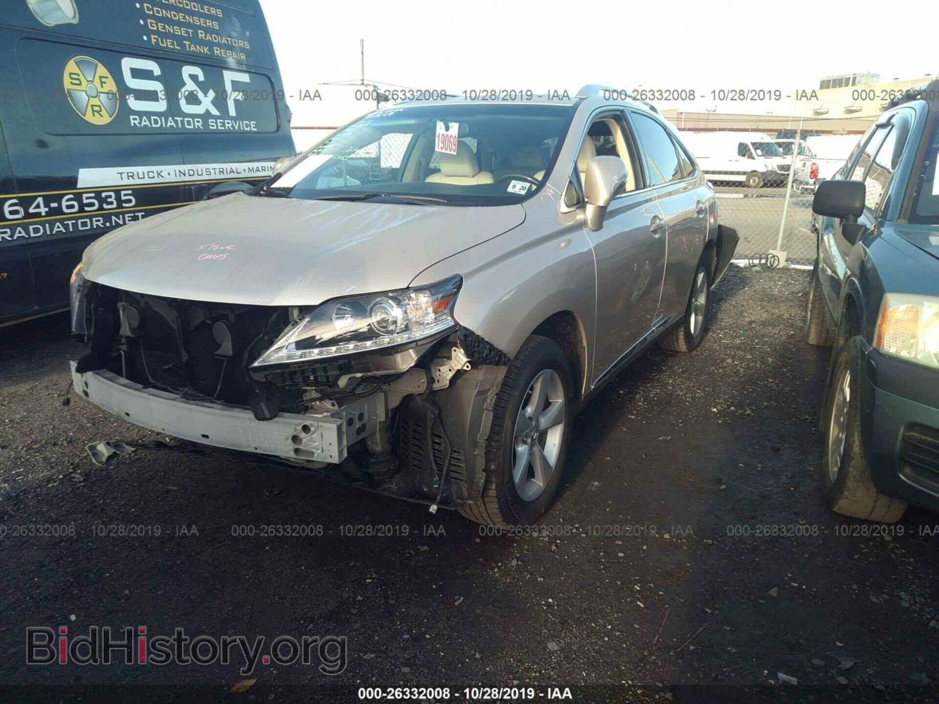 2015 LEXUS RX - VIN: 2T2BK1BA8FC332261 - Фото 2