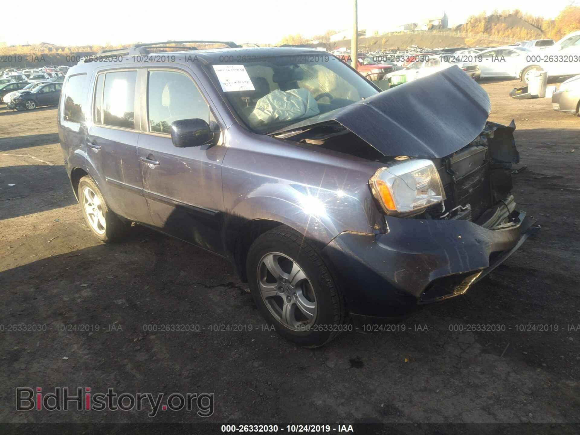 Photo 5FNYF4H51DB036425 - HONDA PILOT 2013
