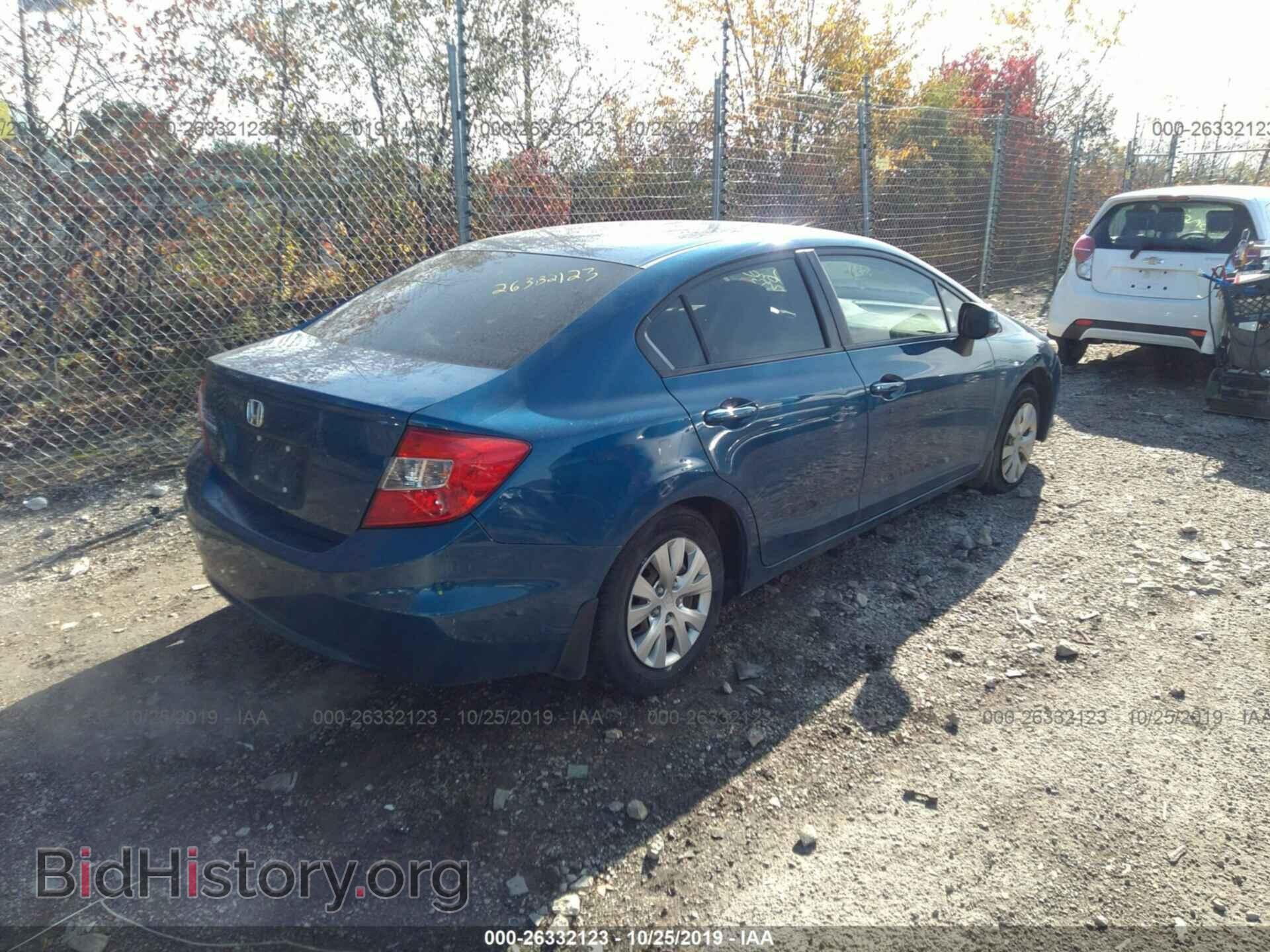 2012 HONDA CIVIC - VIN: 19XFB2F5XCE067848 - Фото 4
