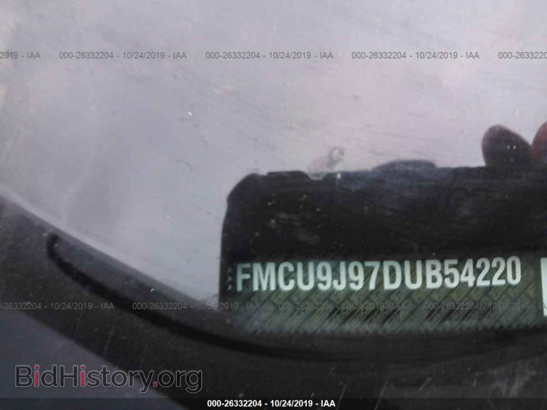 2013 FORD ESCAPE - VIN: 1FMCU9J97DUB54220 - Фото 9