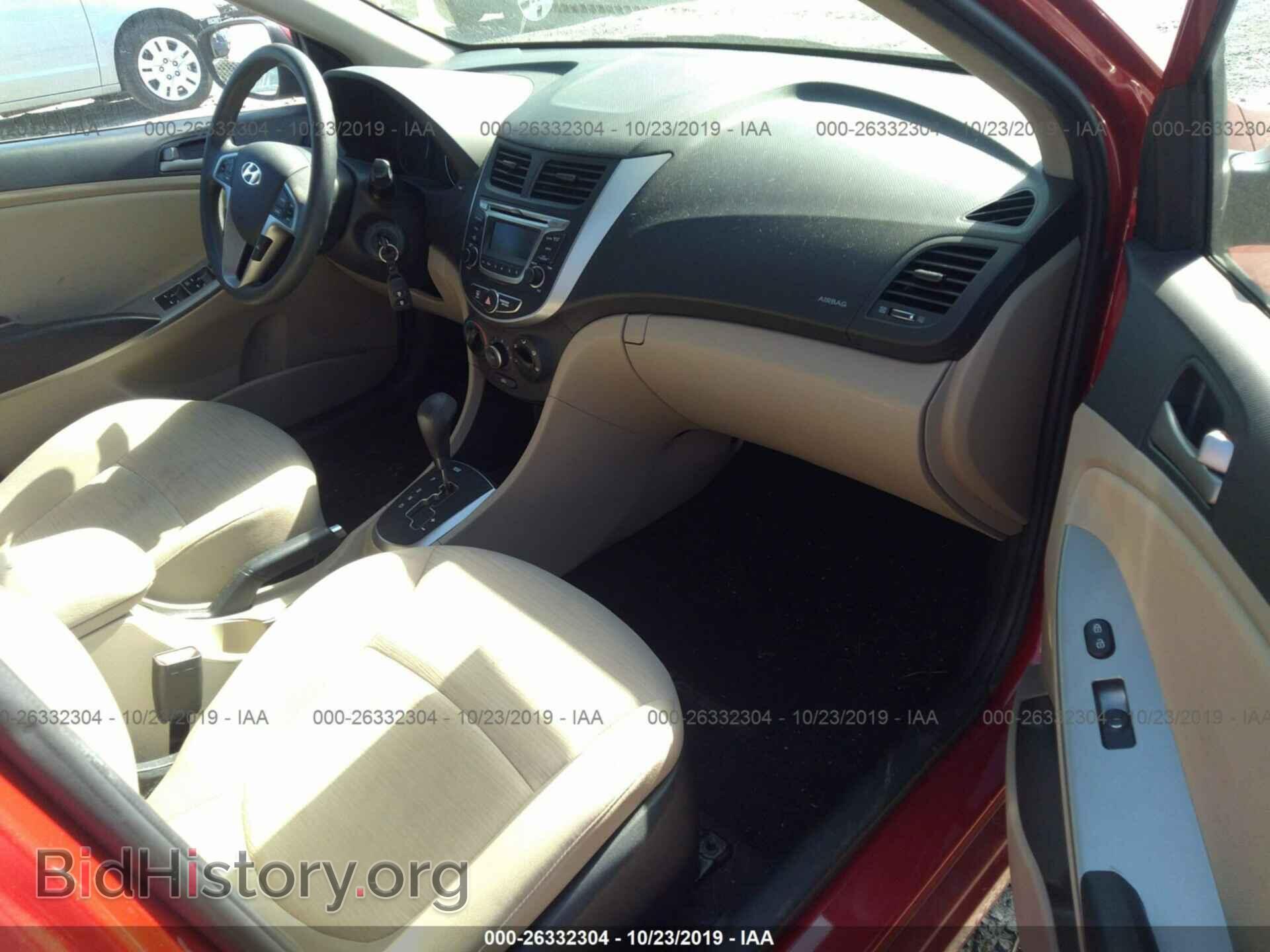 2015 HYUNDAI ACCENT - VIN: KMHCT4AEXFU935304 - Фото 5