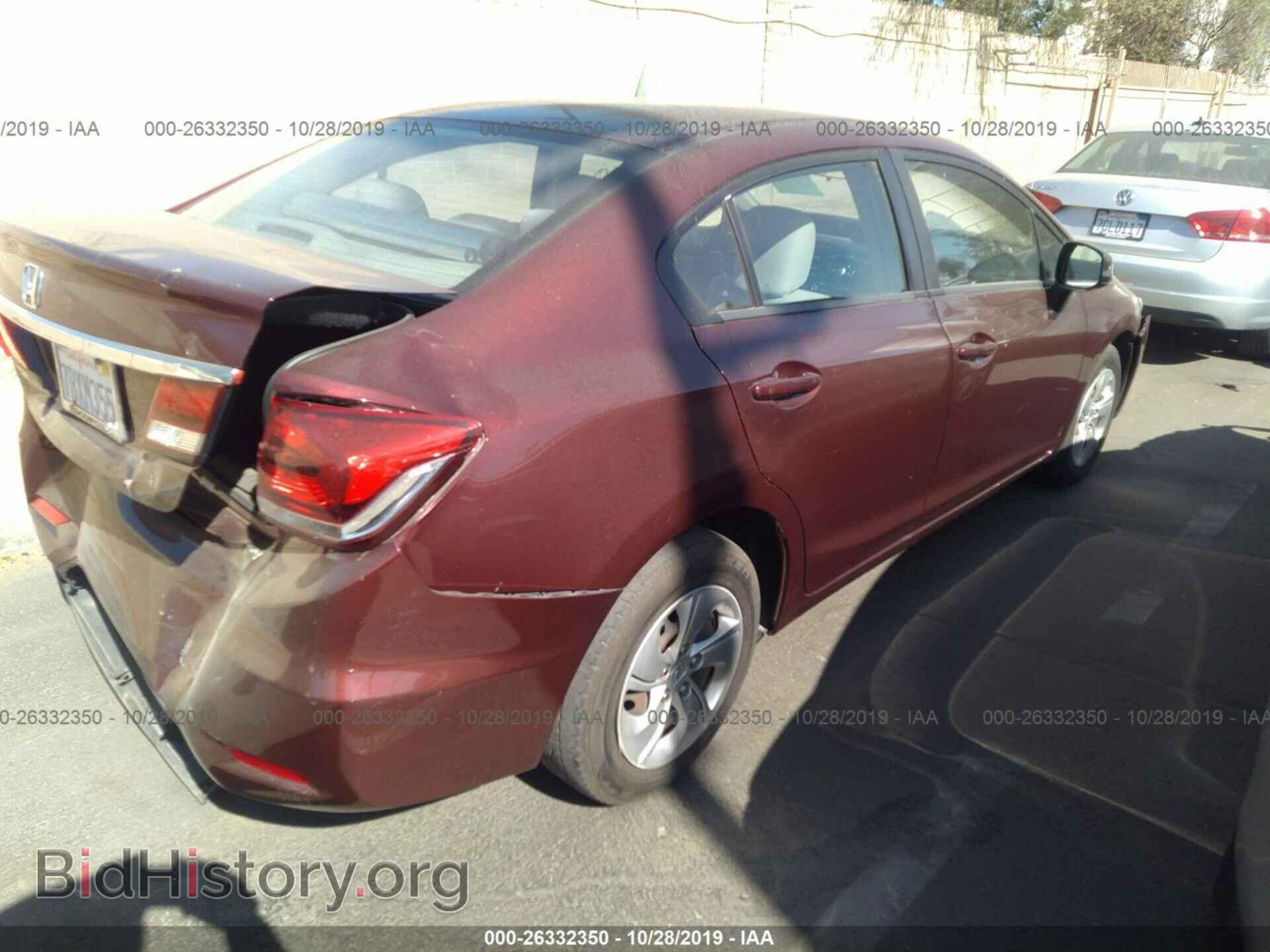 2013 HONDA CIVIC - VIN: 19XFB2F50DE268966 - Фото 4